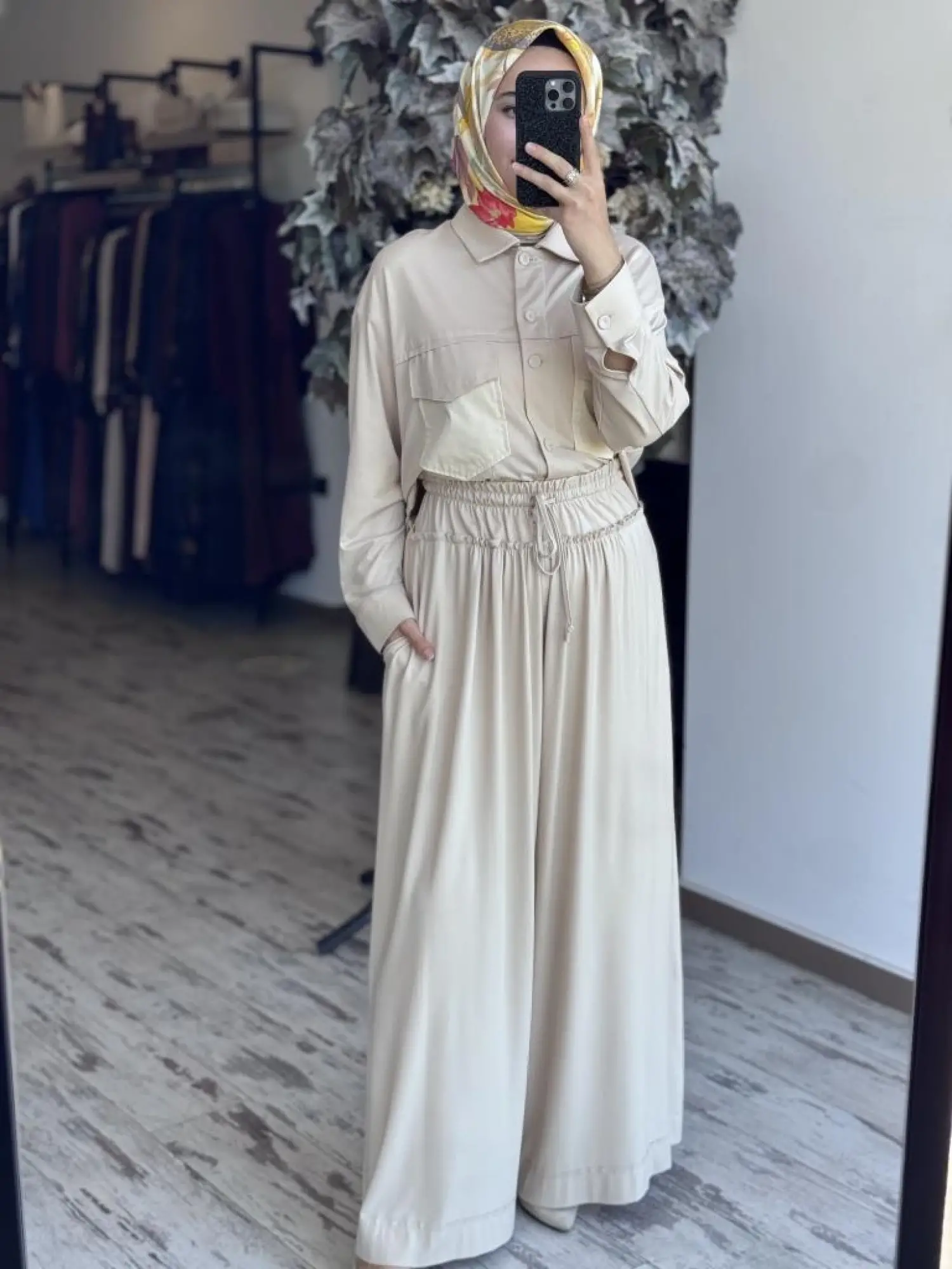 Qupra Viscon Gömlek Pantolon Takım WAB82050