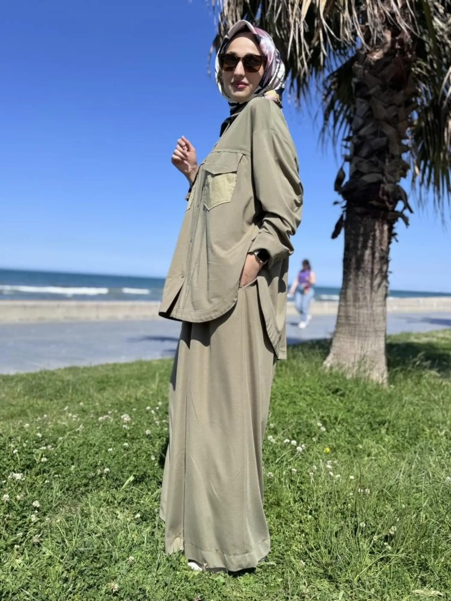 Qupra Viscon Gömlek Pantolon Takım WAB82050