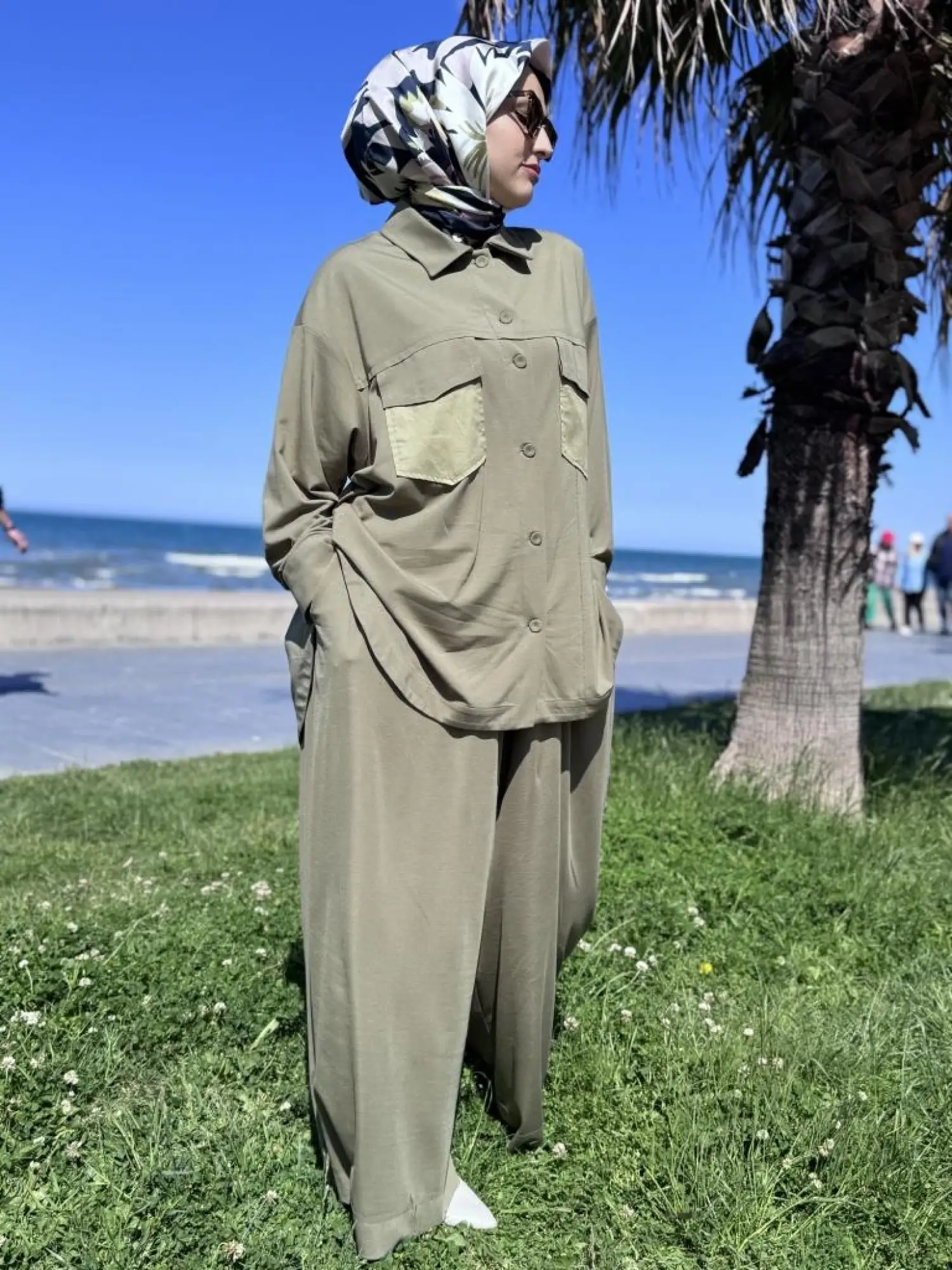 Qupra Viscon Gömlek Pantolon Takım WAB82050