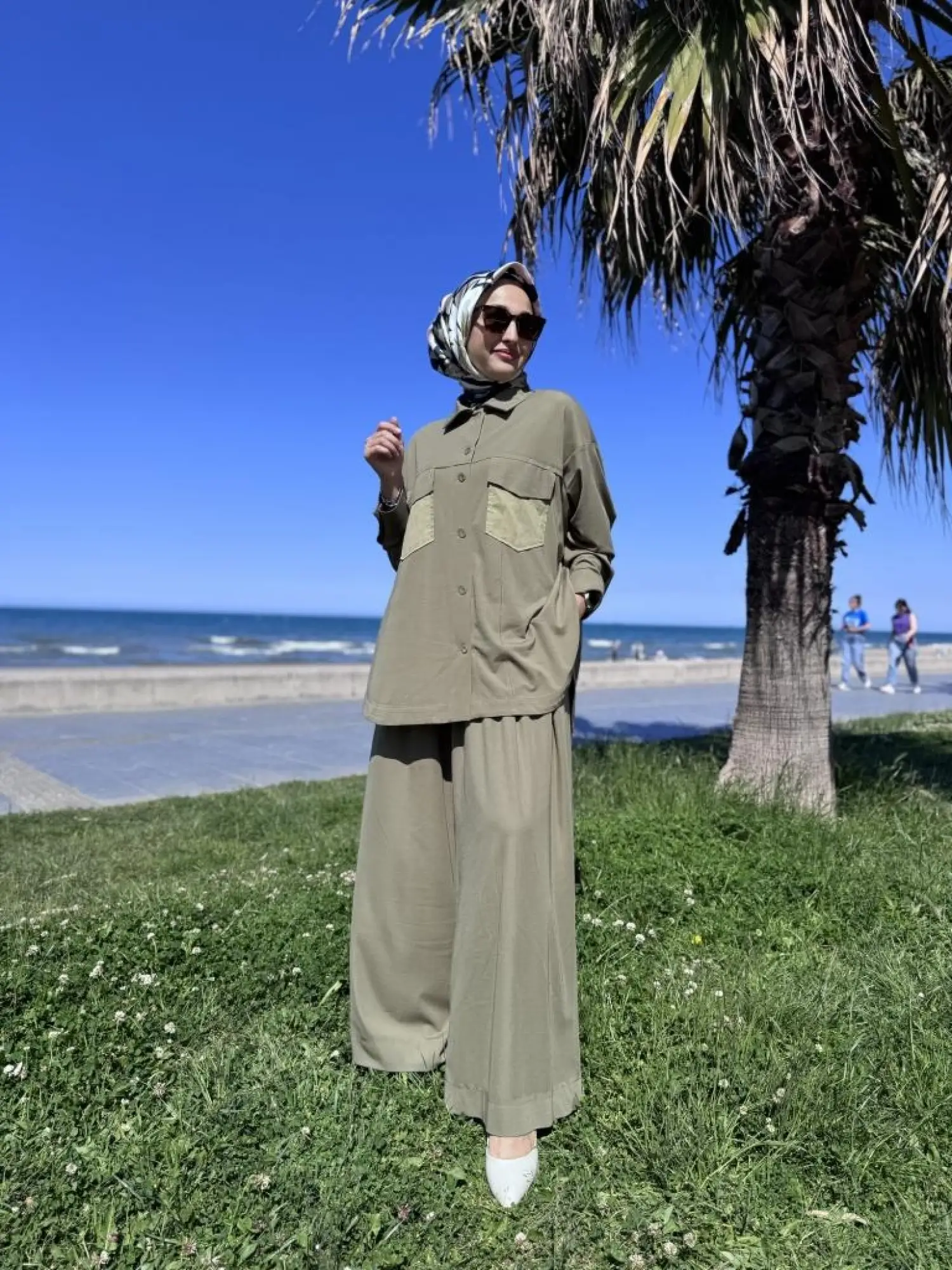 Qupra Viscon Gömlek Pantolon Takım WAB82050