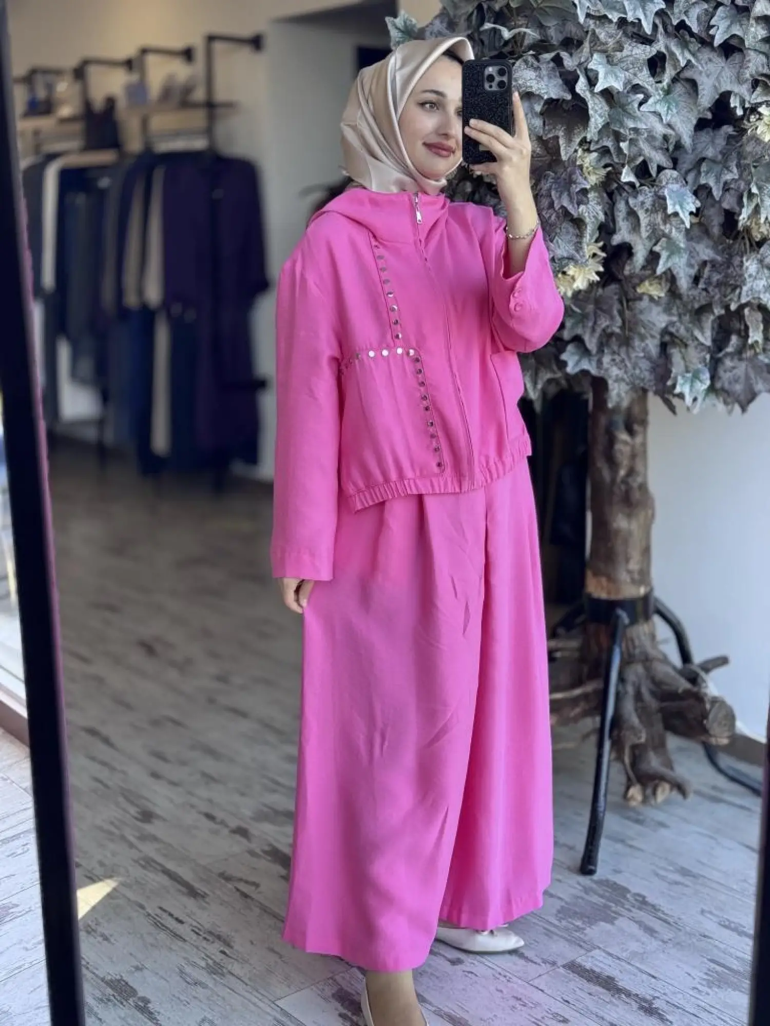 Qupra Zımba Detaylı Ceket Pantolon/Etek Takım WAB82082