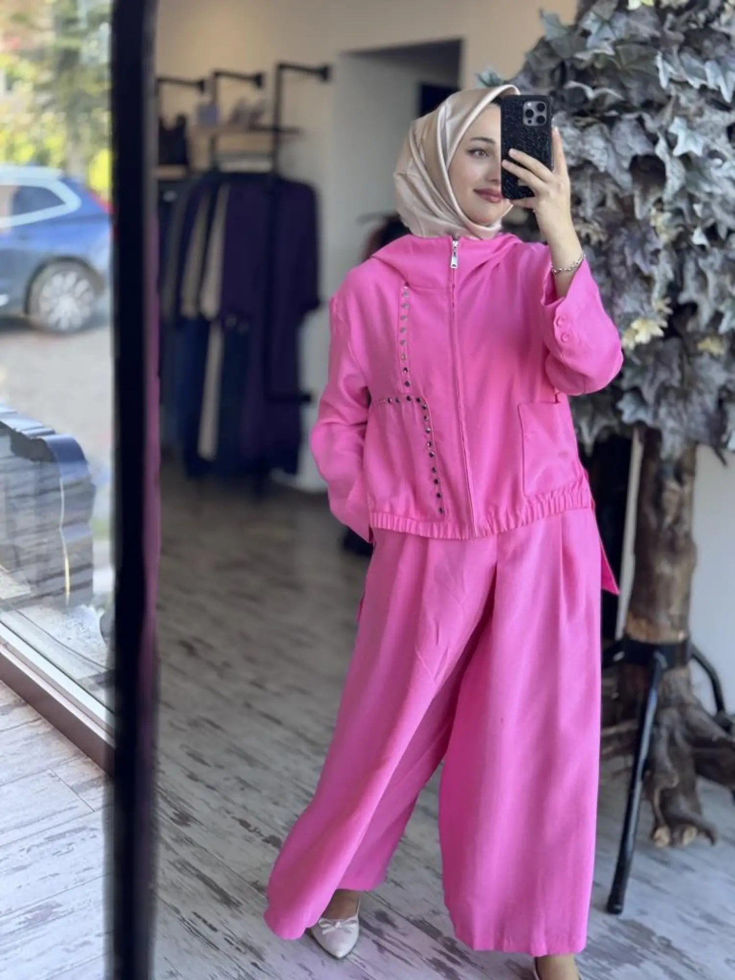 Qupra Zımba Detaylı Ceket Pantolon/Etek Takım WAB82082