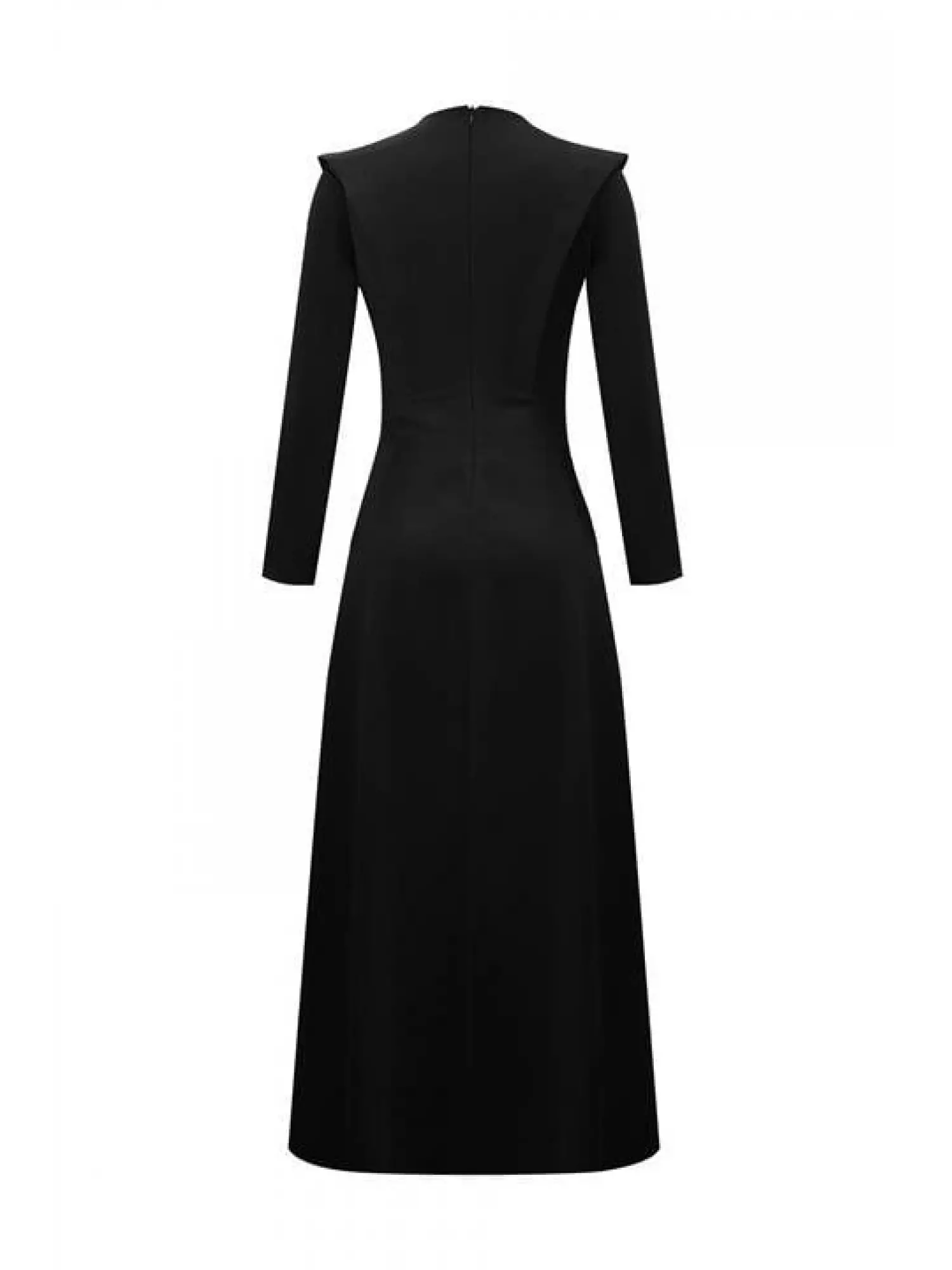 SENNA Carolina Siyah Tesettür Abiye Elbise 3002S23