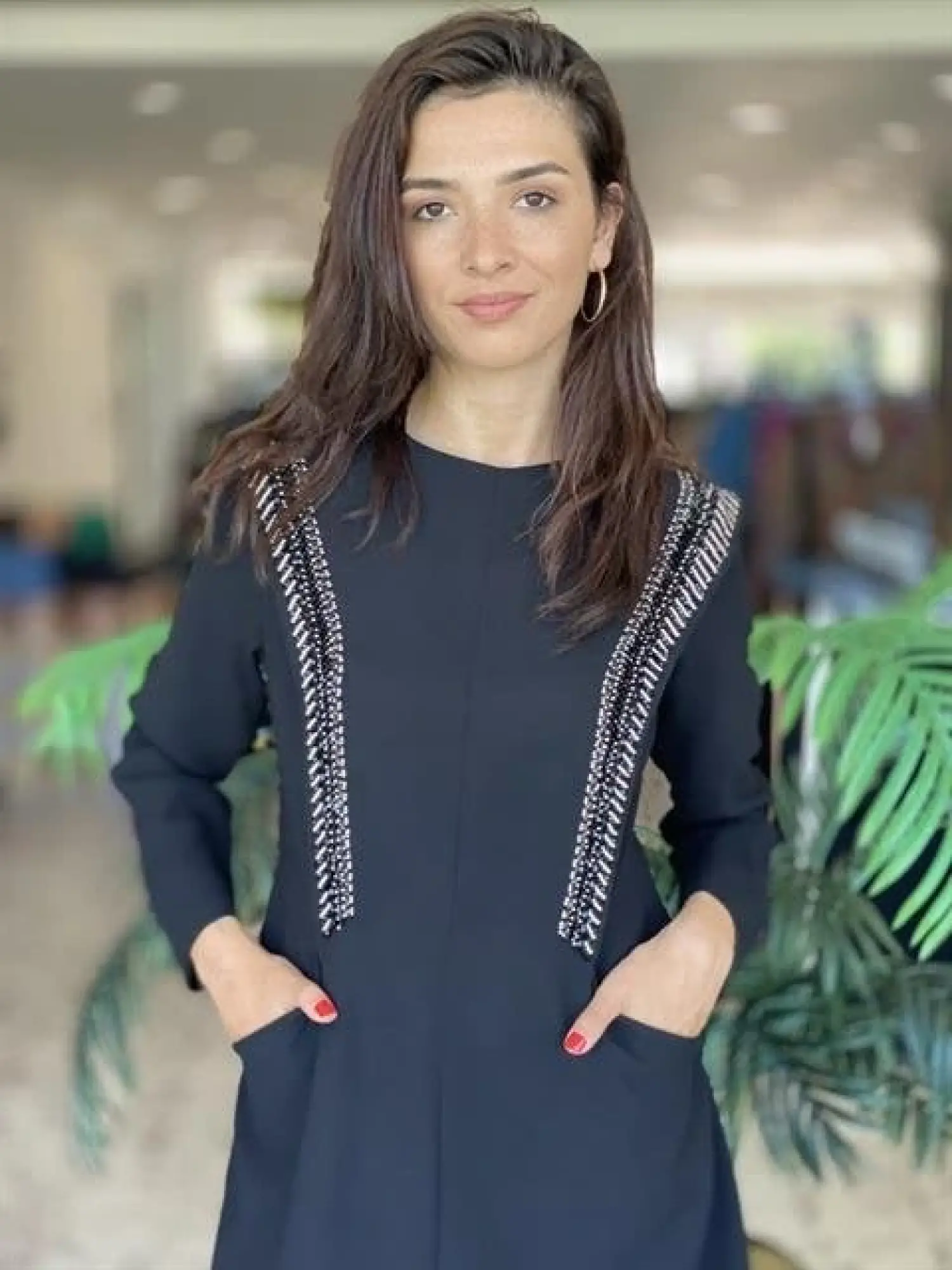 SENNA Carolina Siyah Tesettür Abiye Elbise 3002S23