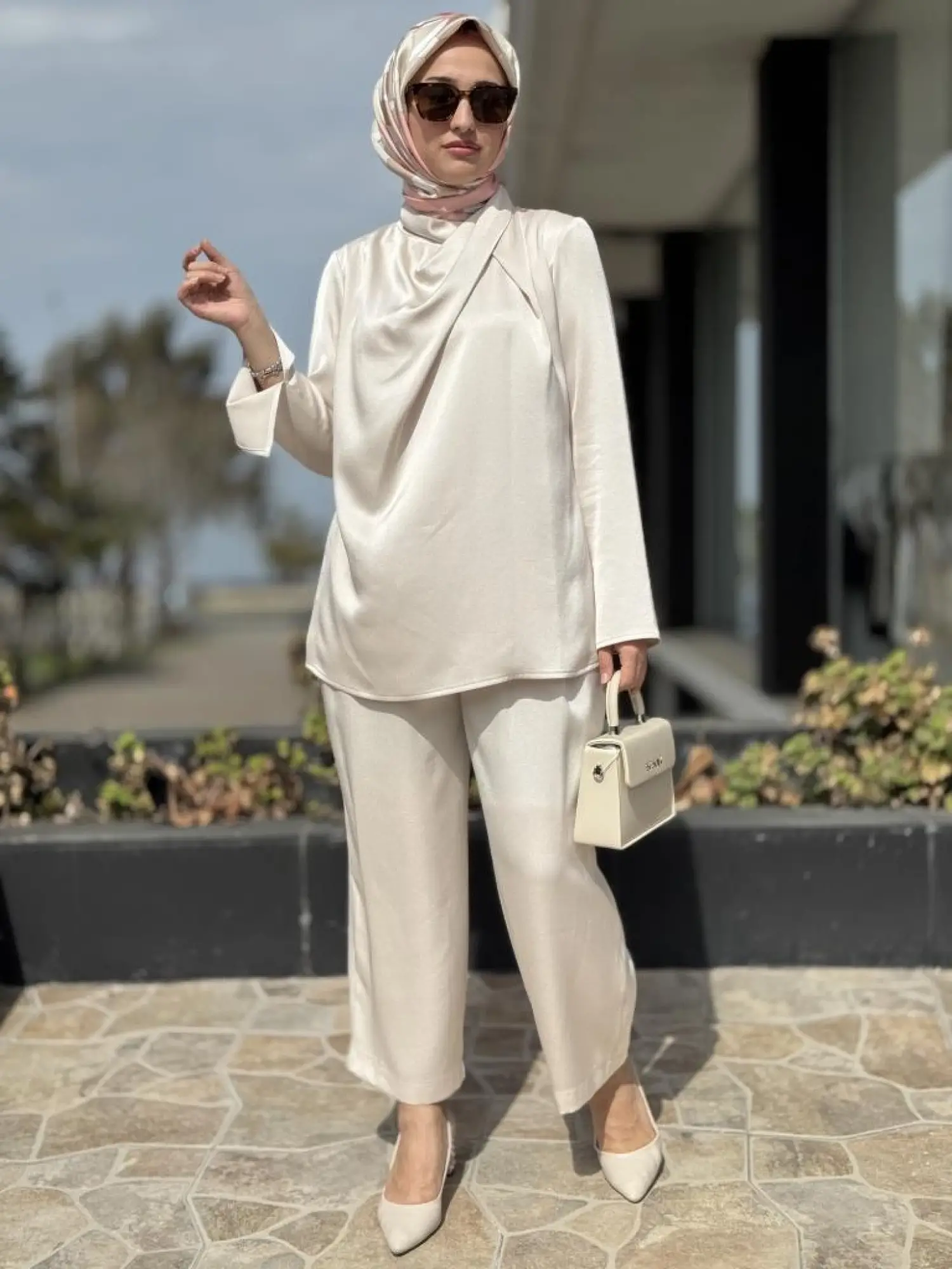 SENNA Cristalle Bluz Pantolon Takım SD20017C