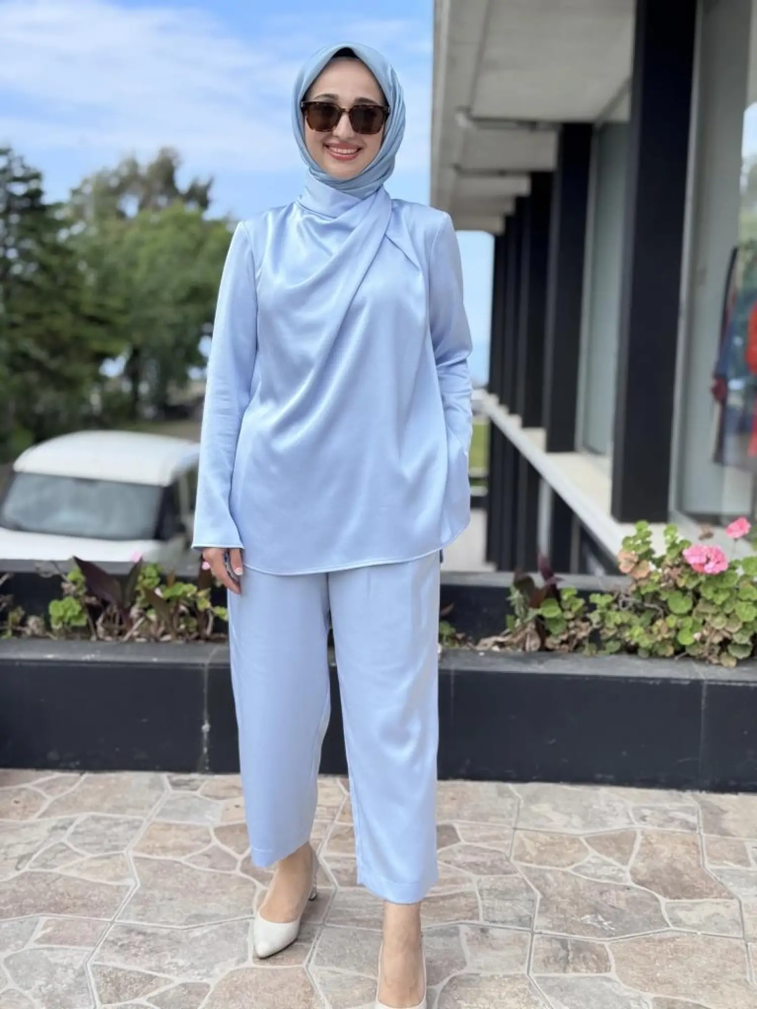 SENNA Cristalle Bluz Pantolon Takım SD20017C