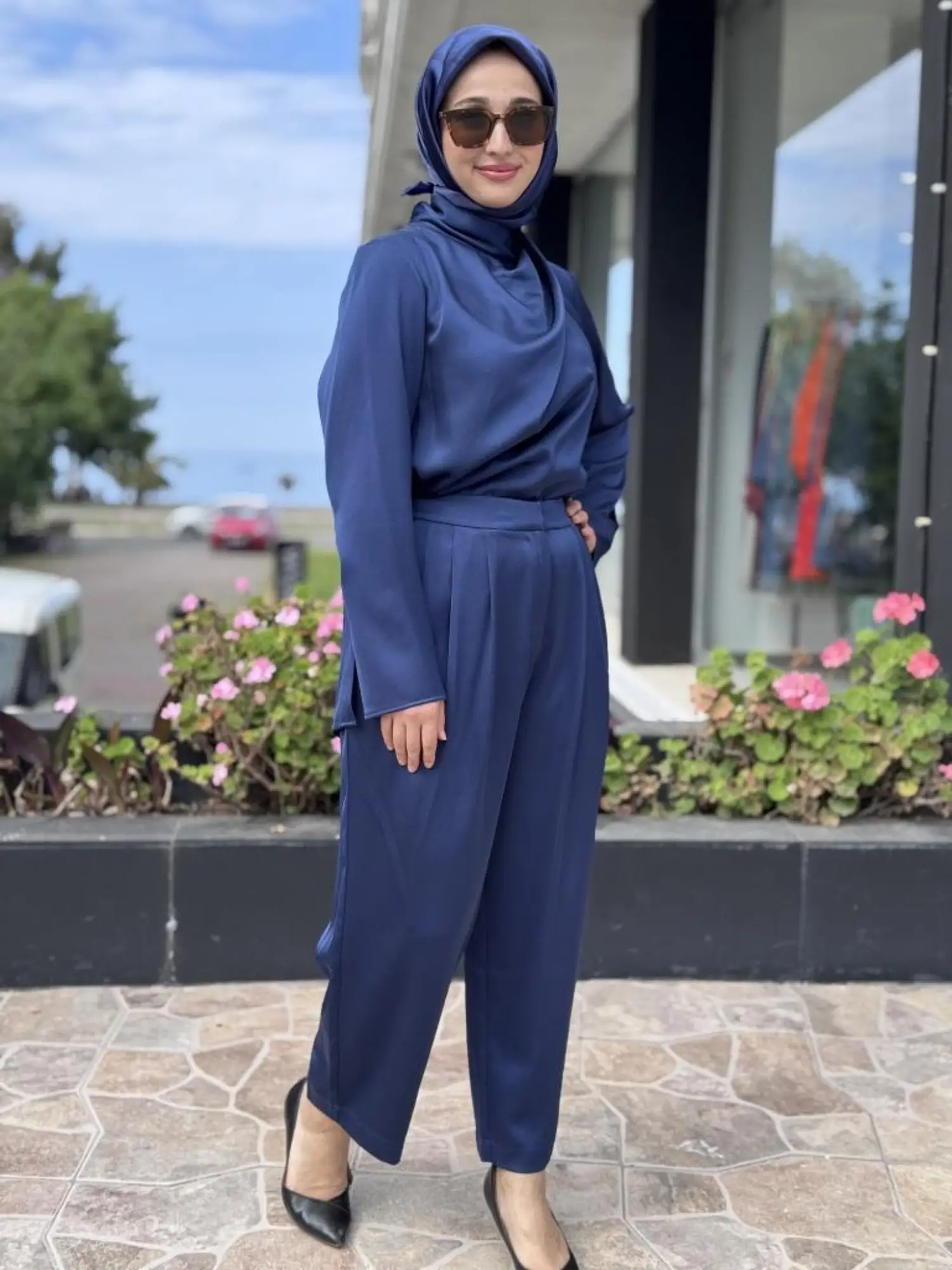 SENNA Cristalle Bluz Pantolon Takım SD20017C