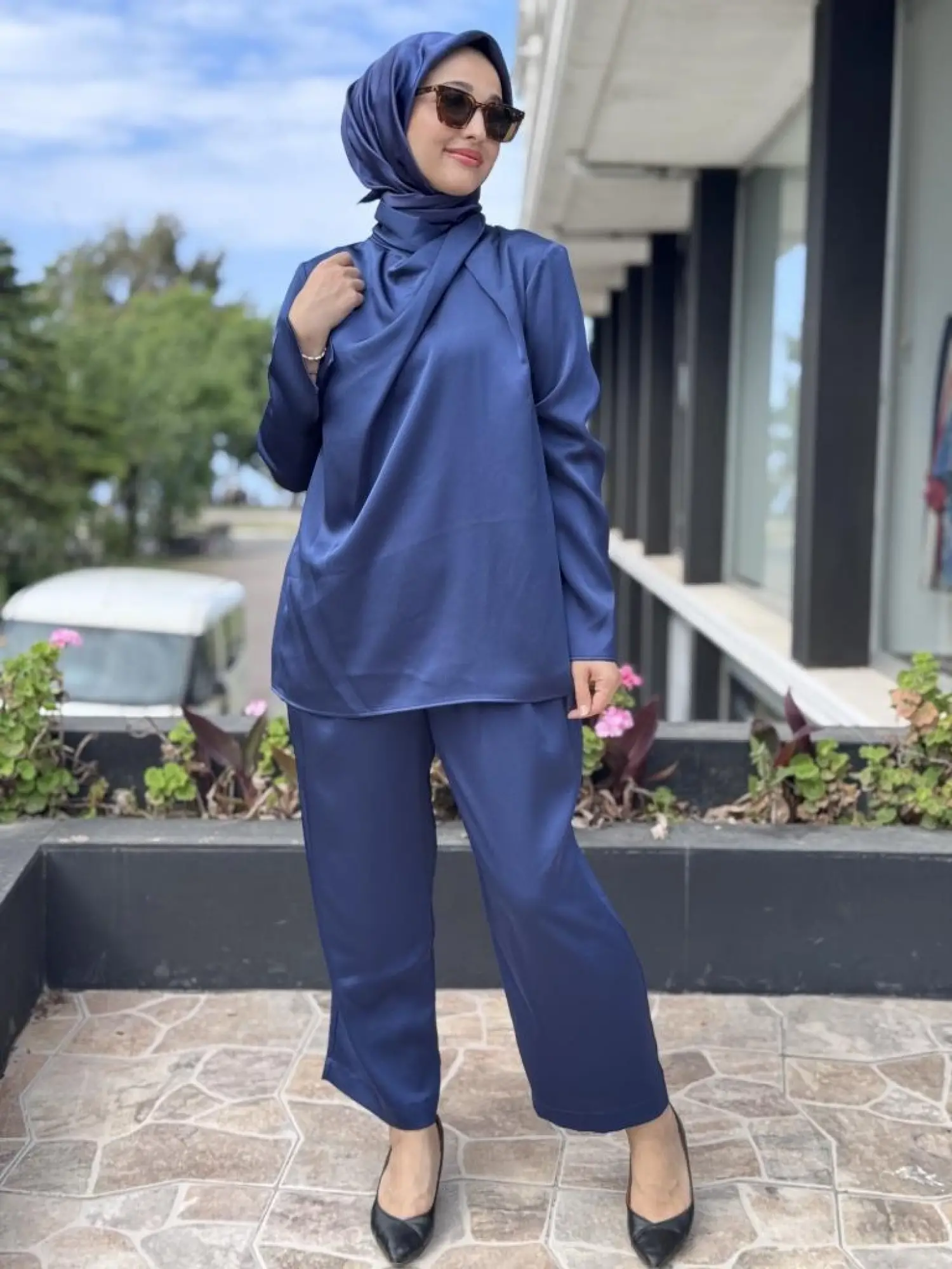 SENNA Cristalle Bluz Pantolon Takım SD20017C