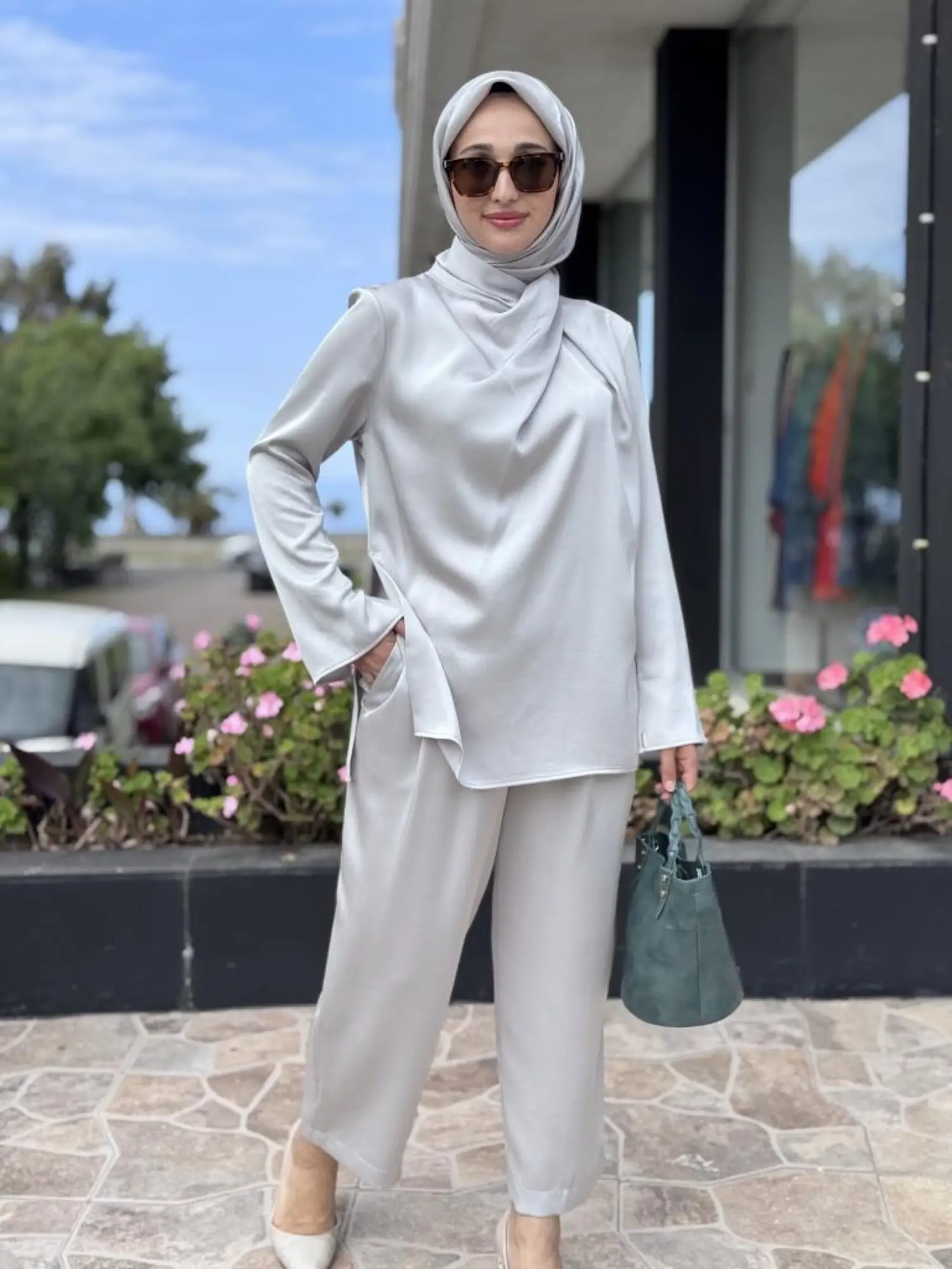 SENNA Cristalle Bluz Pantolon Takım SD20017C