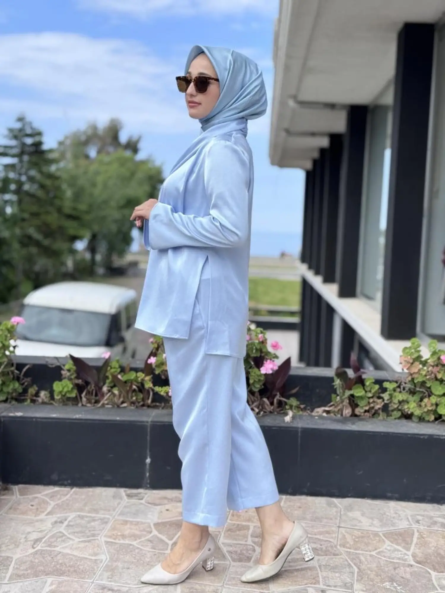 SENNA Cristalle Bluz Pantolon Takım SD20017C