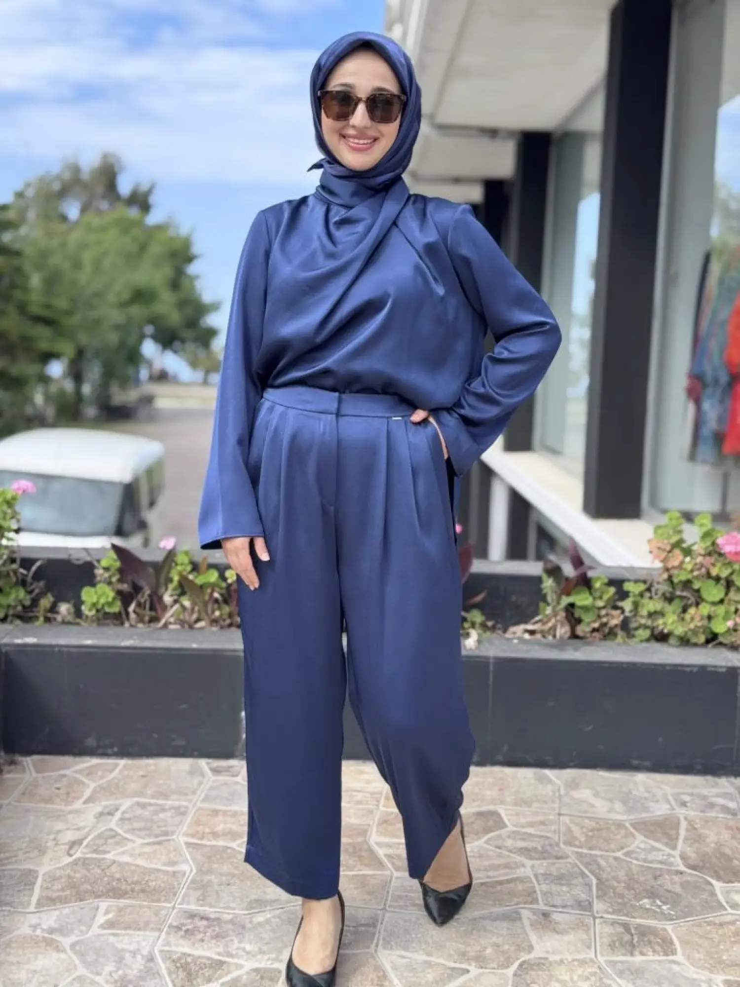 SENNA Cristalle Bluz Pantolon Takım SD20017C