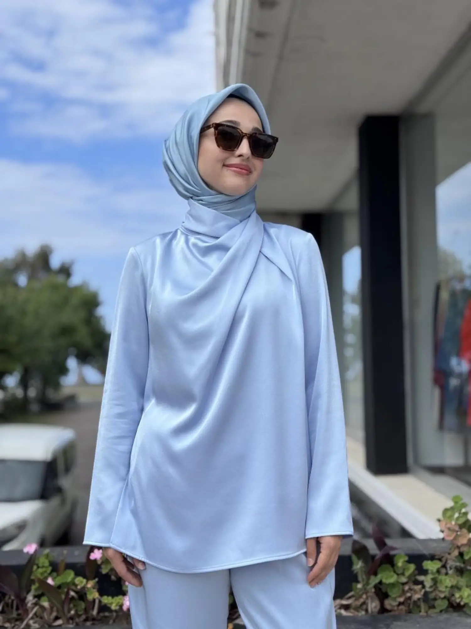 SENNA Cristalle Bluz Pantolon Takım SD20017C