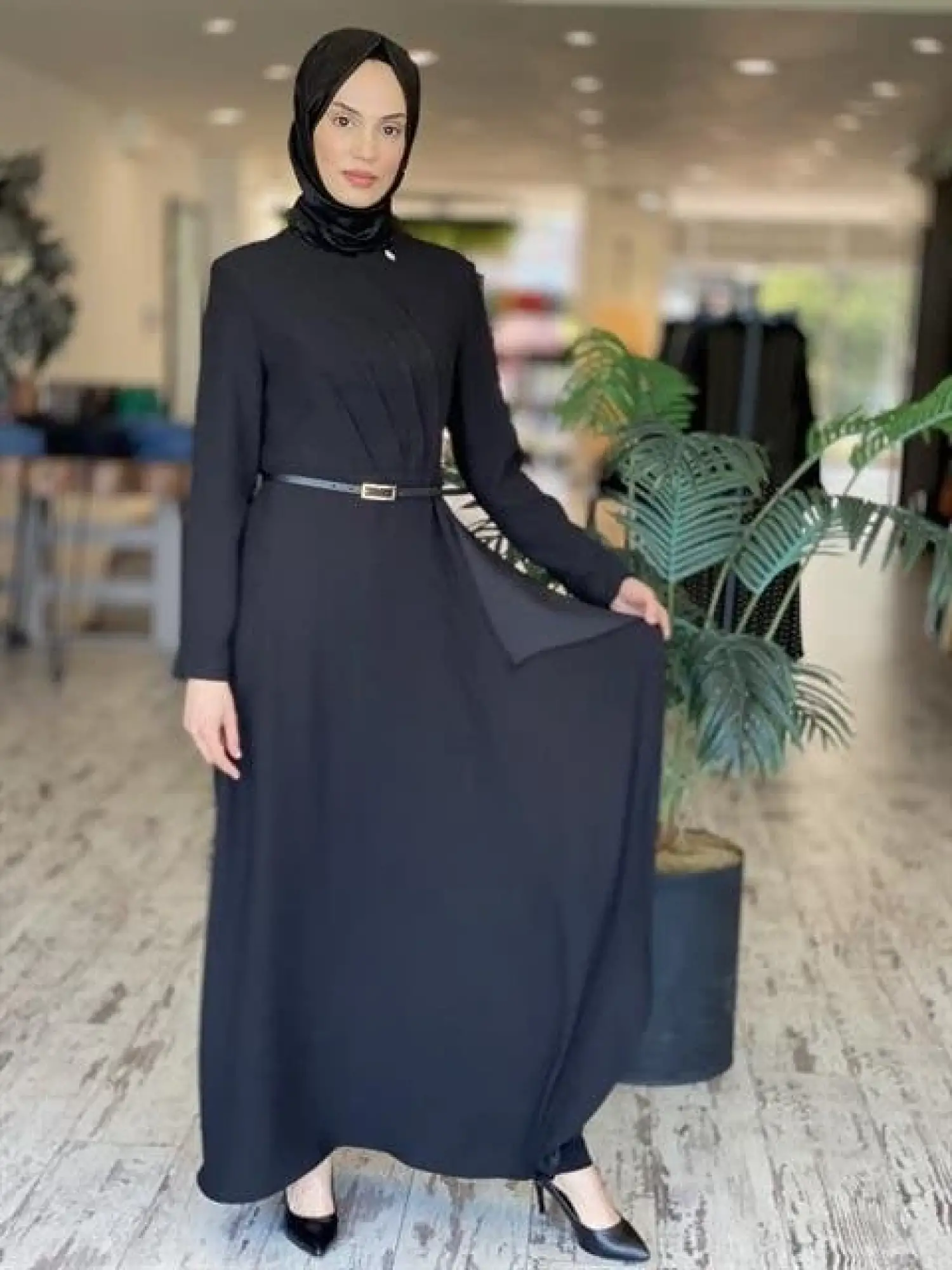 SENNA Fame Siyah Abiye Elbise 3009S23