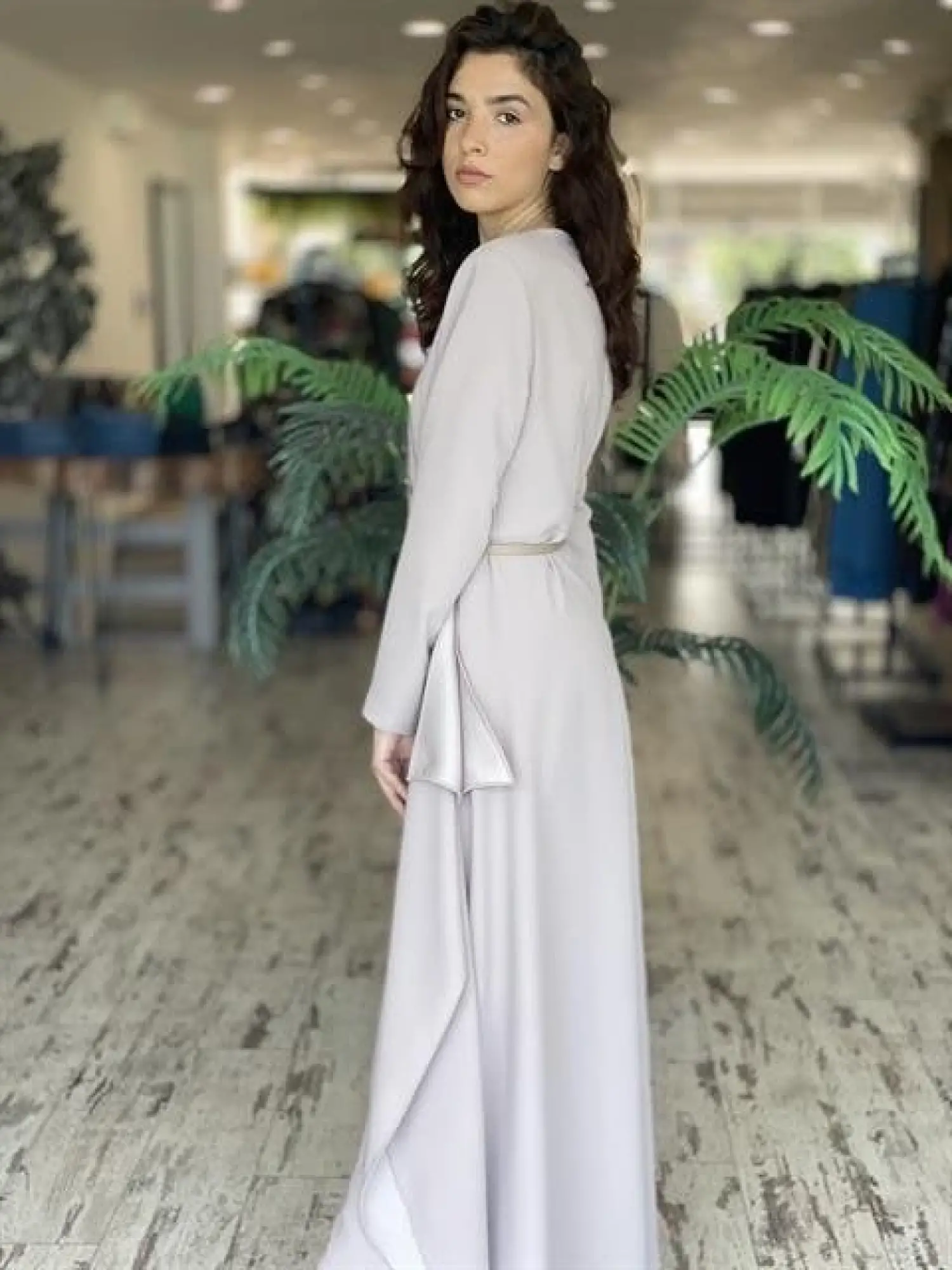 SENNA Fame Vizon Abiye Elbise 3009S23