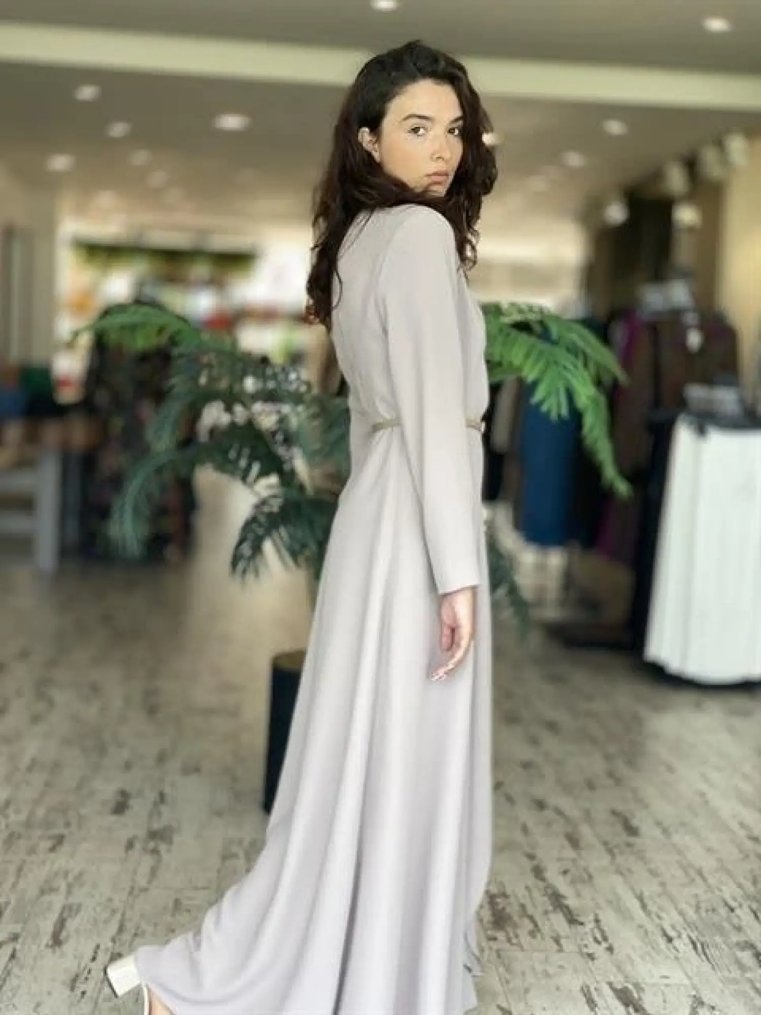 SENNA Fame Vizon Abiye Elbise 3009S23