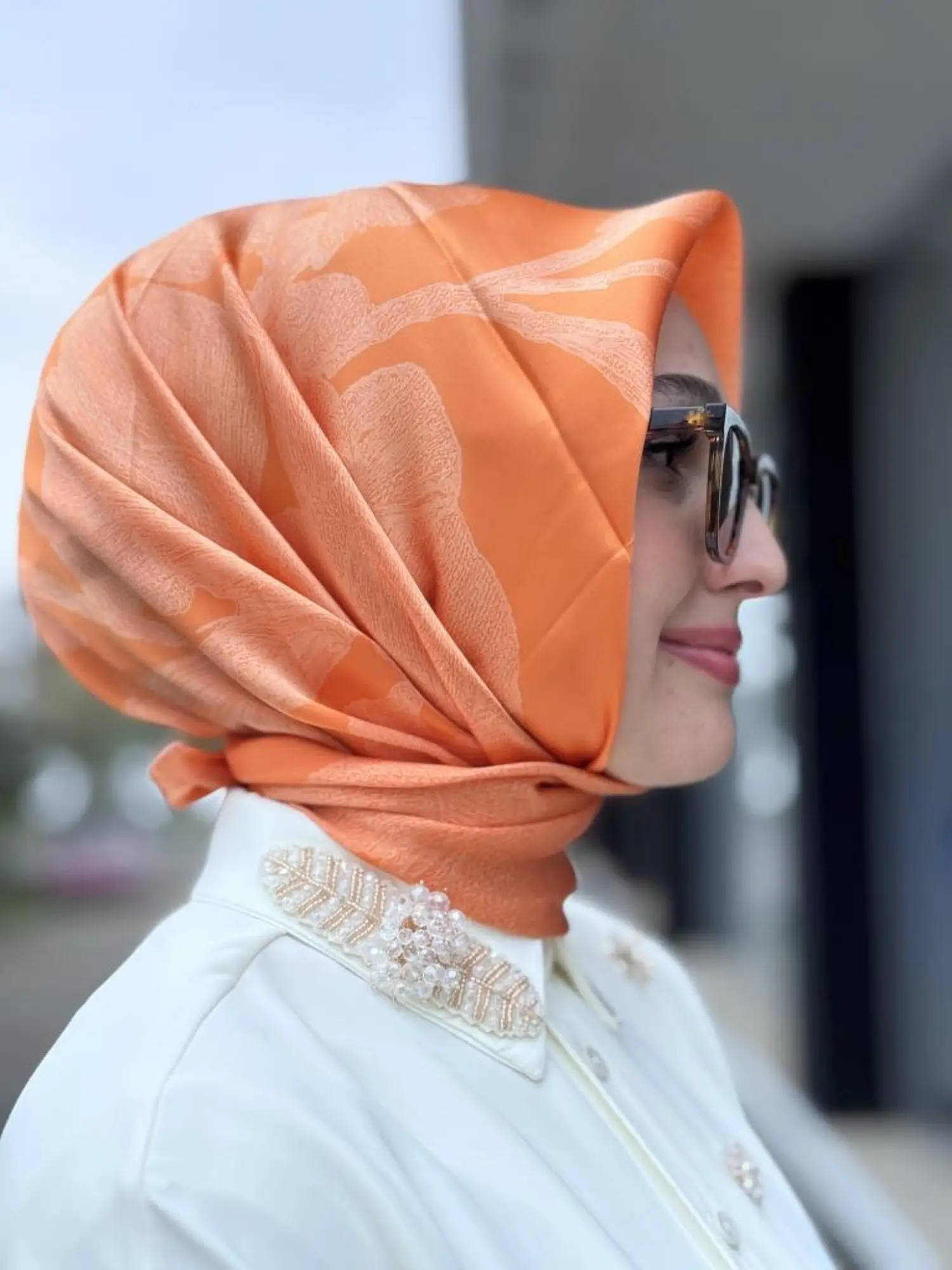 SENNA Gabrielle Boncuk Çiçek Detaylı Gömlek SD21014