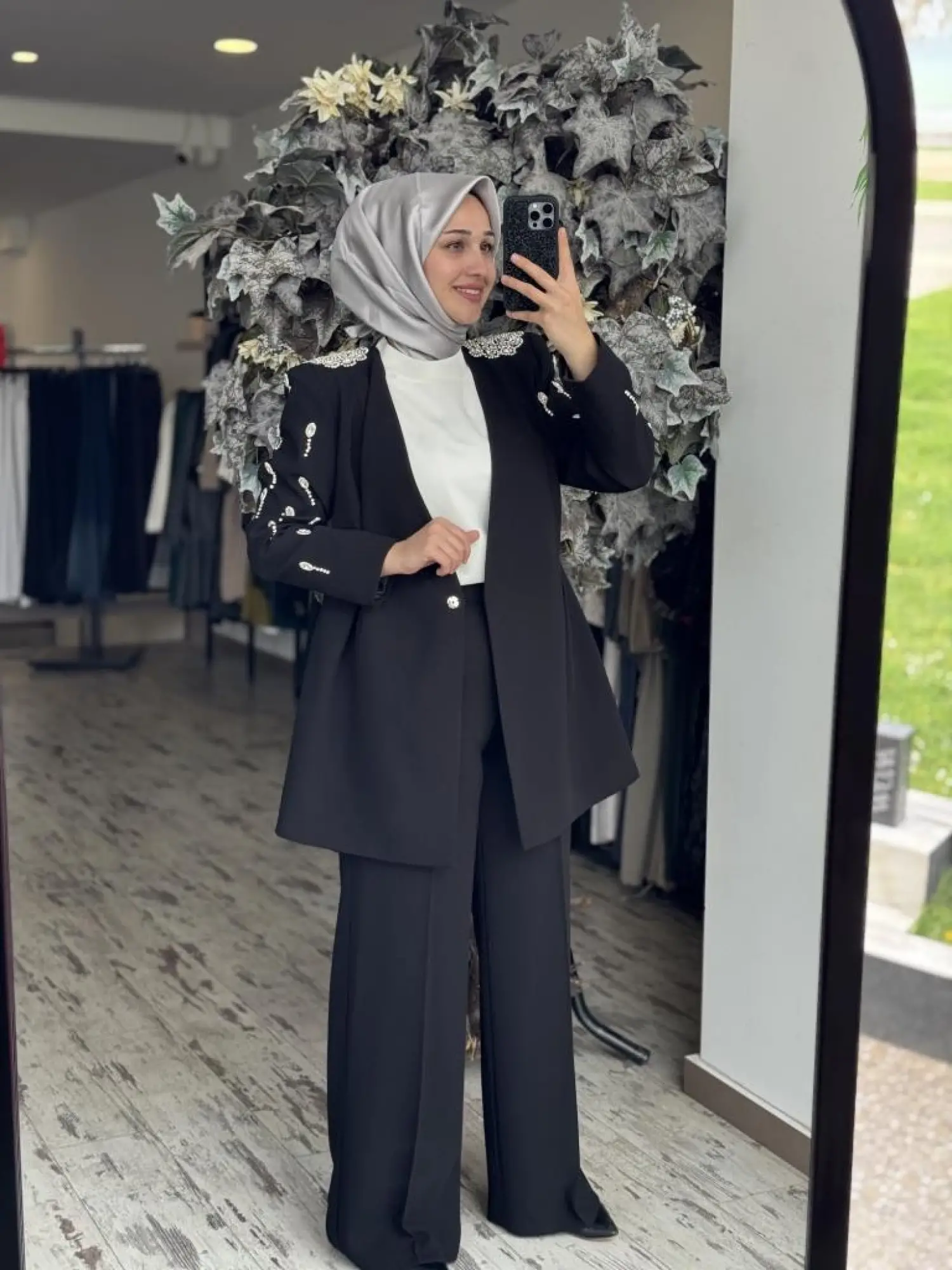 SENNA Infınıty Taşlı Ceket Pantolon Şık Takım SD90046