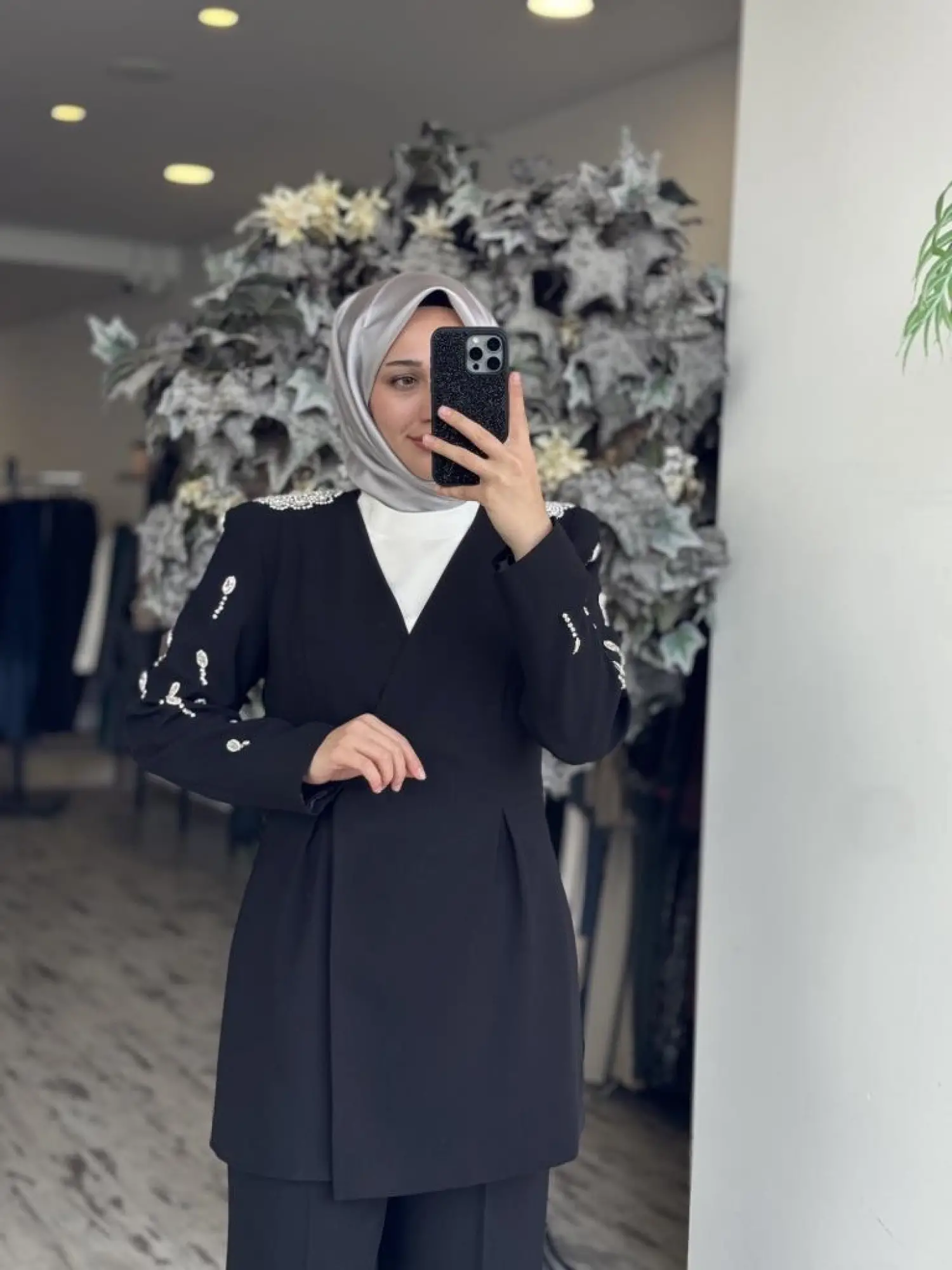 SENNA Infınıty Taşlı Ceket Pantolon Şık Takım SD90046