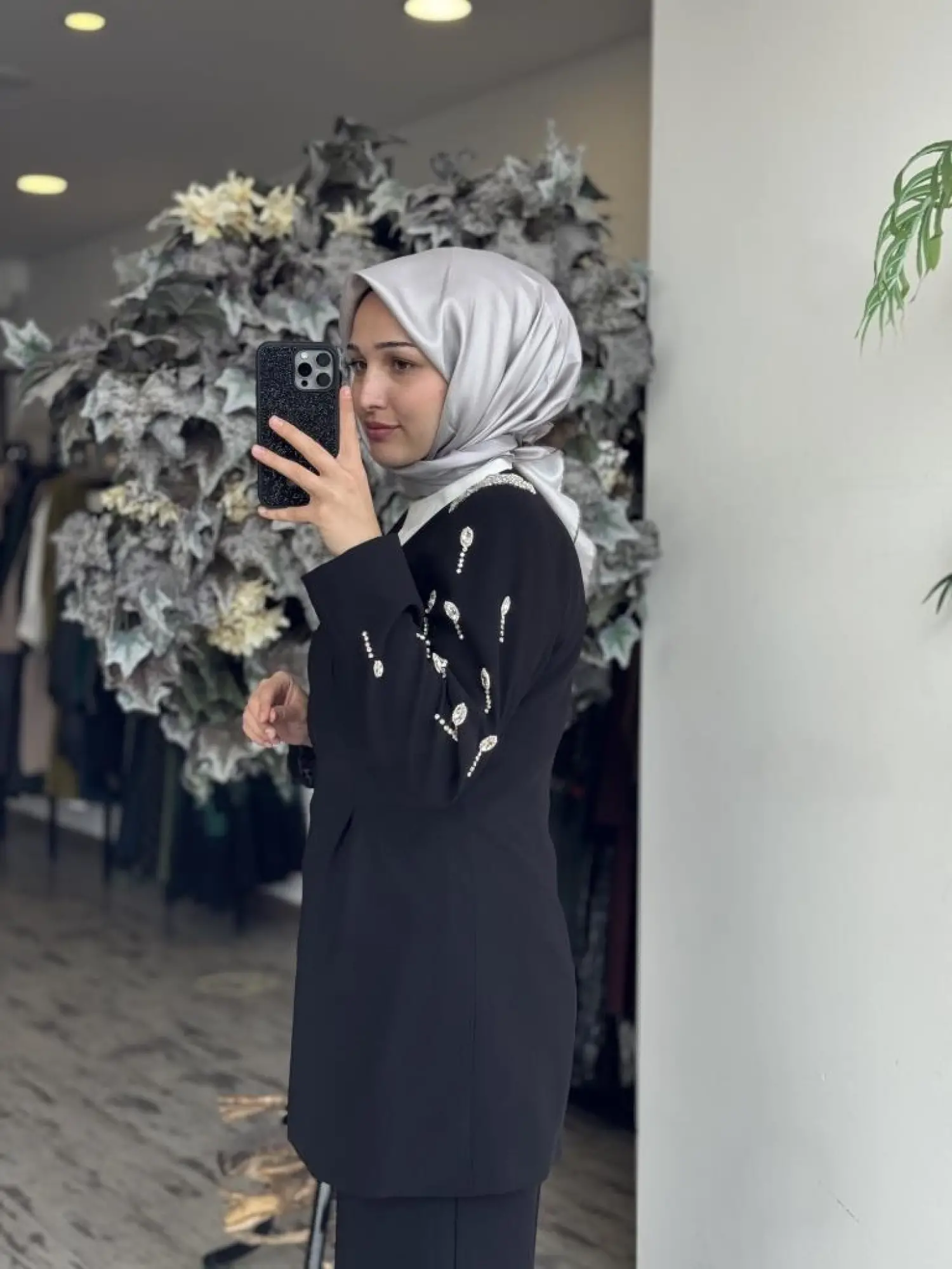 SENNA Infınıty Taşlı Ceket Pantolon Şık Takım SD90046