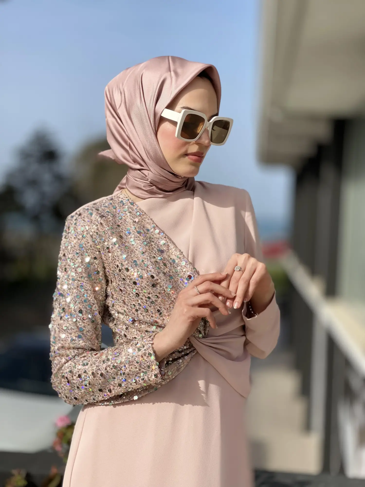 SENNA Margeret Dress Tesettür Abiye SD30085