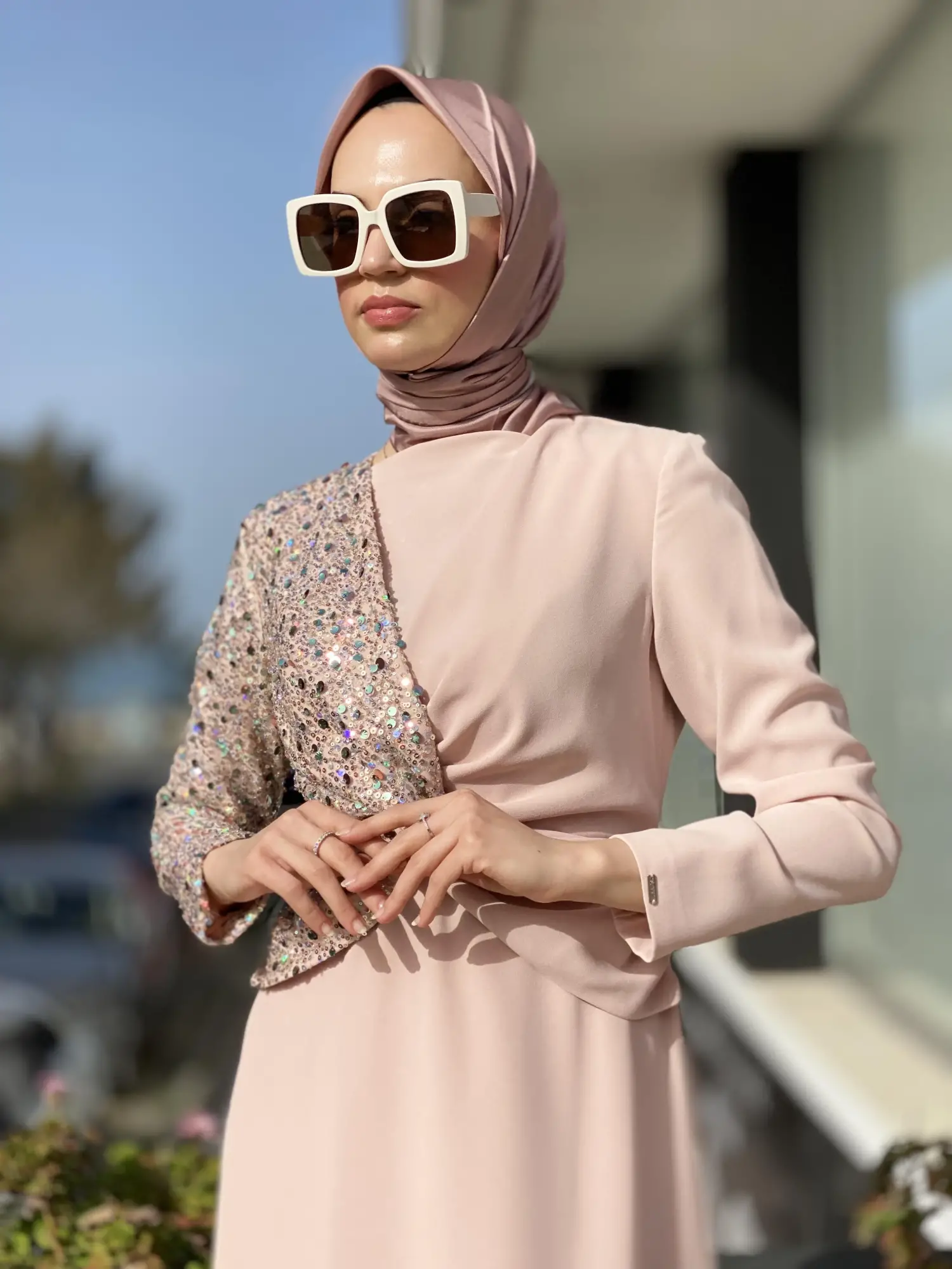 SENNA Margeret Dress Tesettür Abiye SD30085