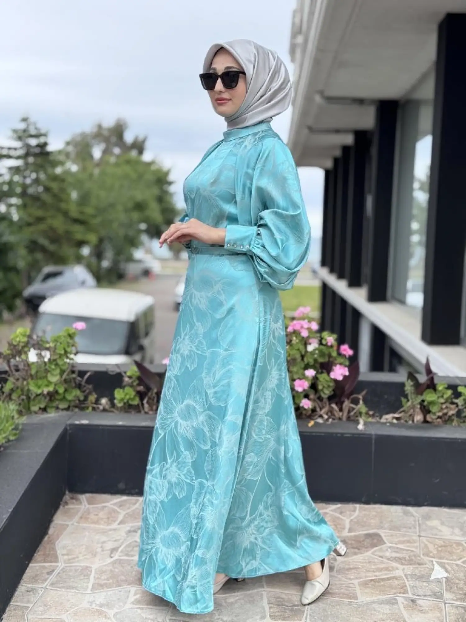 SENNA Marıposa Tesettür Abiye Elbise SD2530041