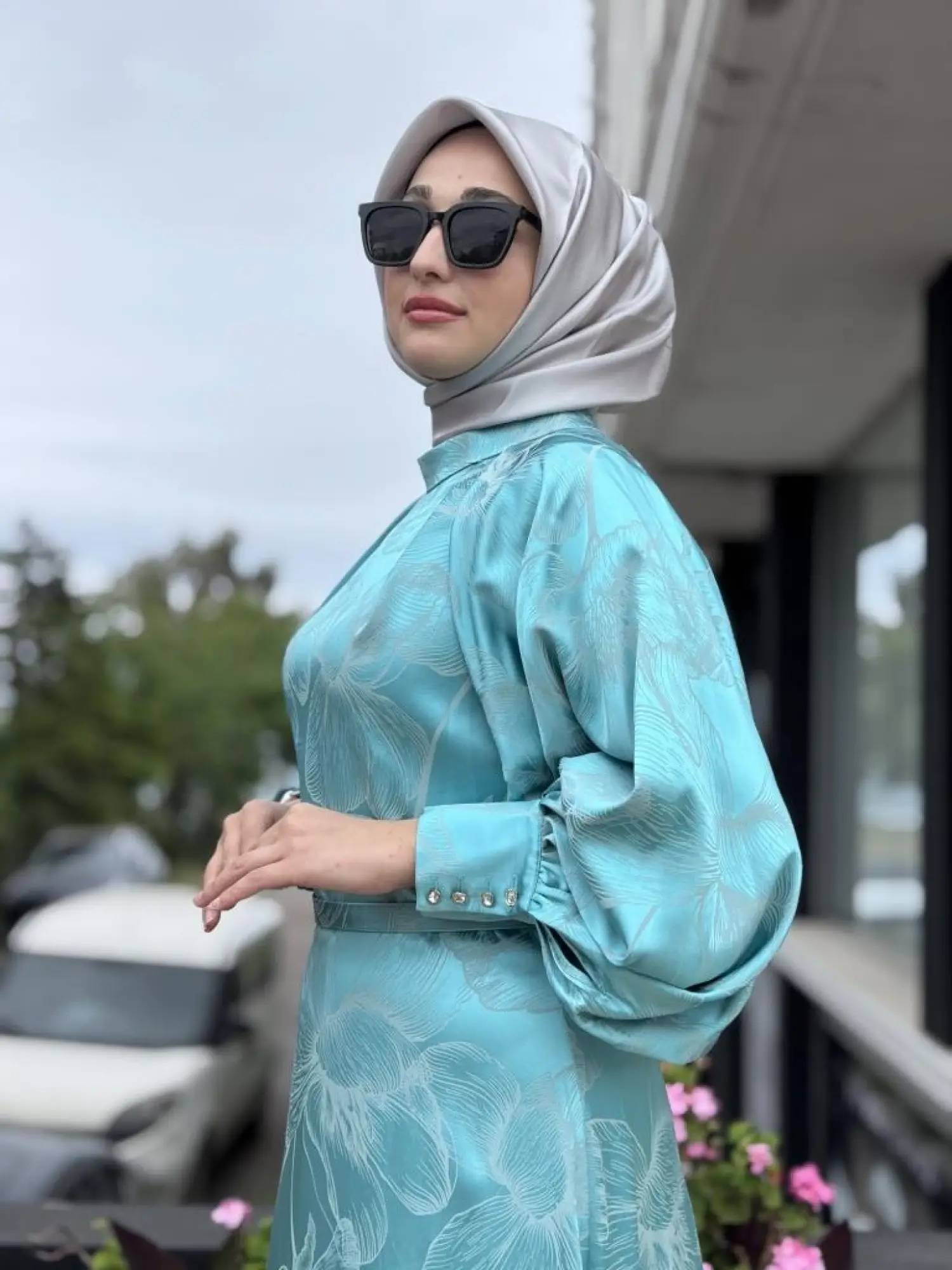 SENNA Marıposa Tesettür Abiye Elbise SD2530041