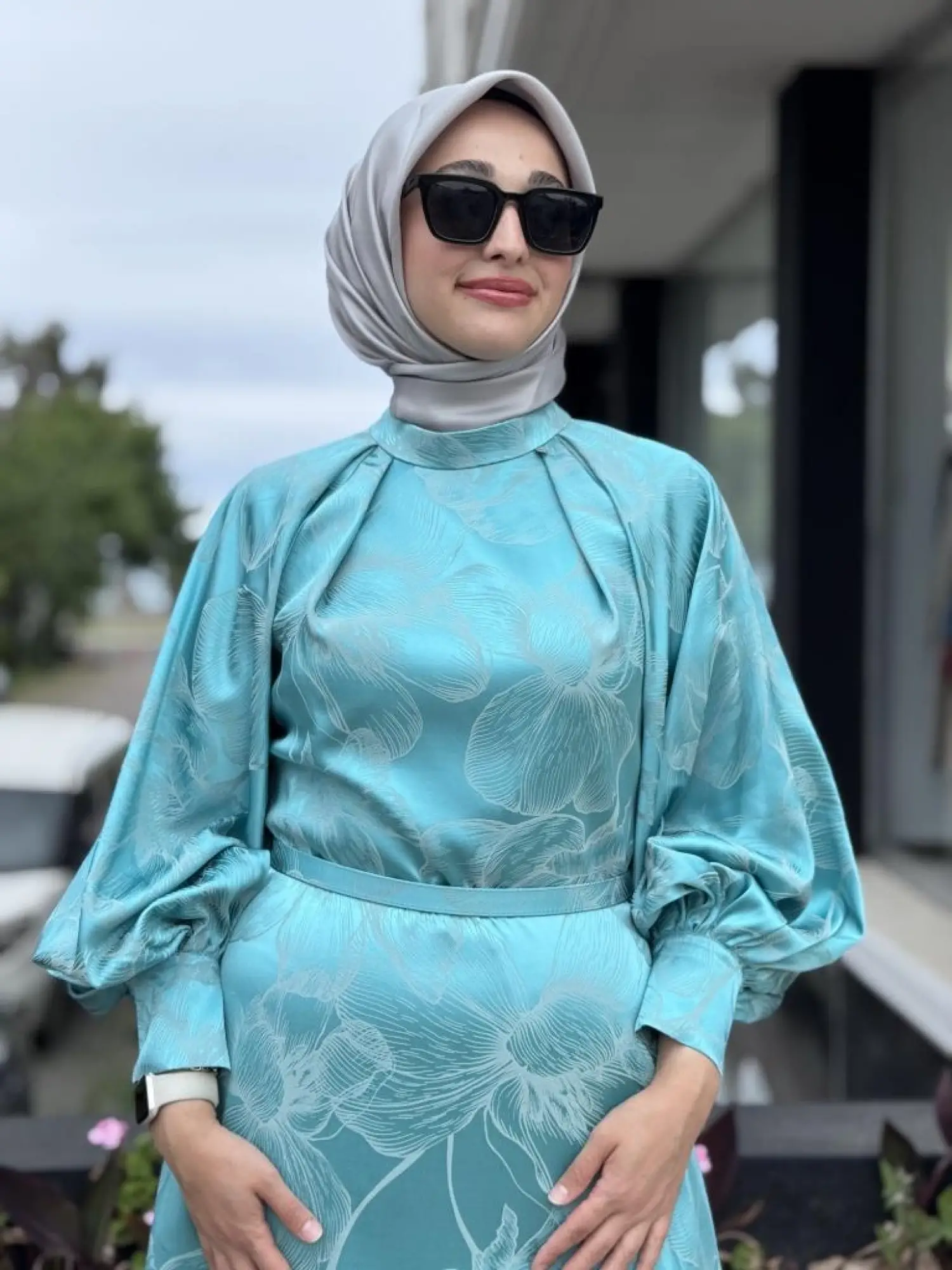 SENNA Marıposa Tesettür Abiye Elbise SD2530041