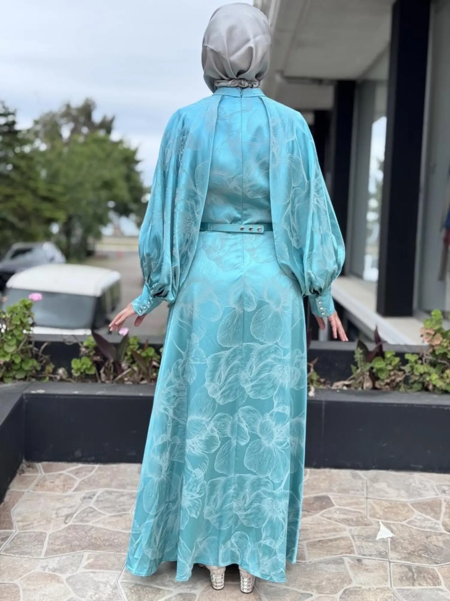 SENNA Marıposa Tesettür Abiye Elbise SD2530041