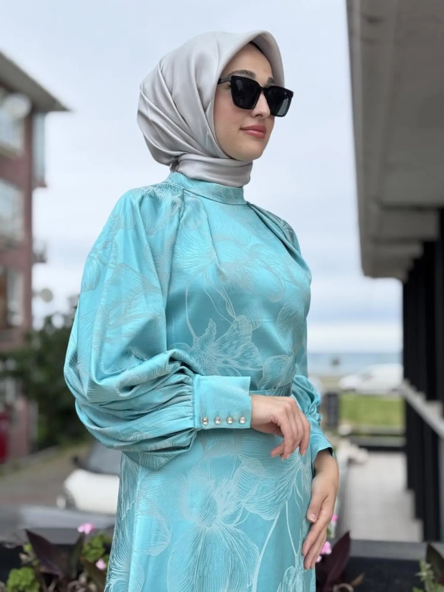 SENNA Marıposa Tesettür Abiye Elbise SD2530041