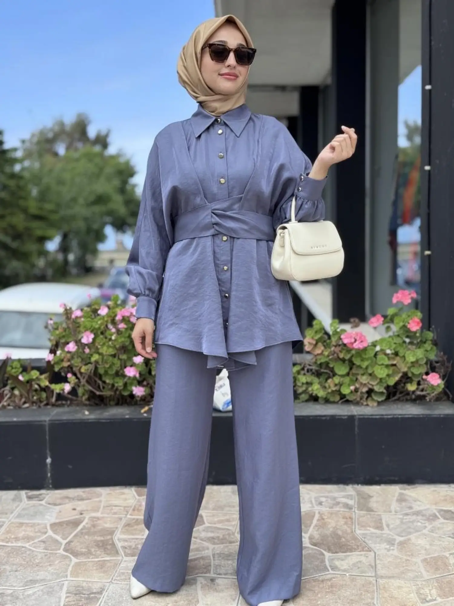 SENNA Mazerine Gömlek Pantolon Takım SD2521004