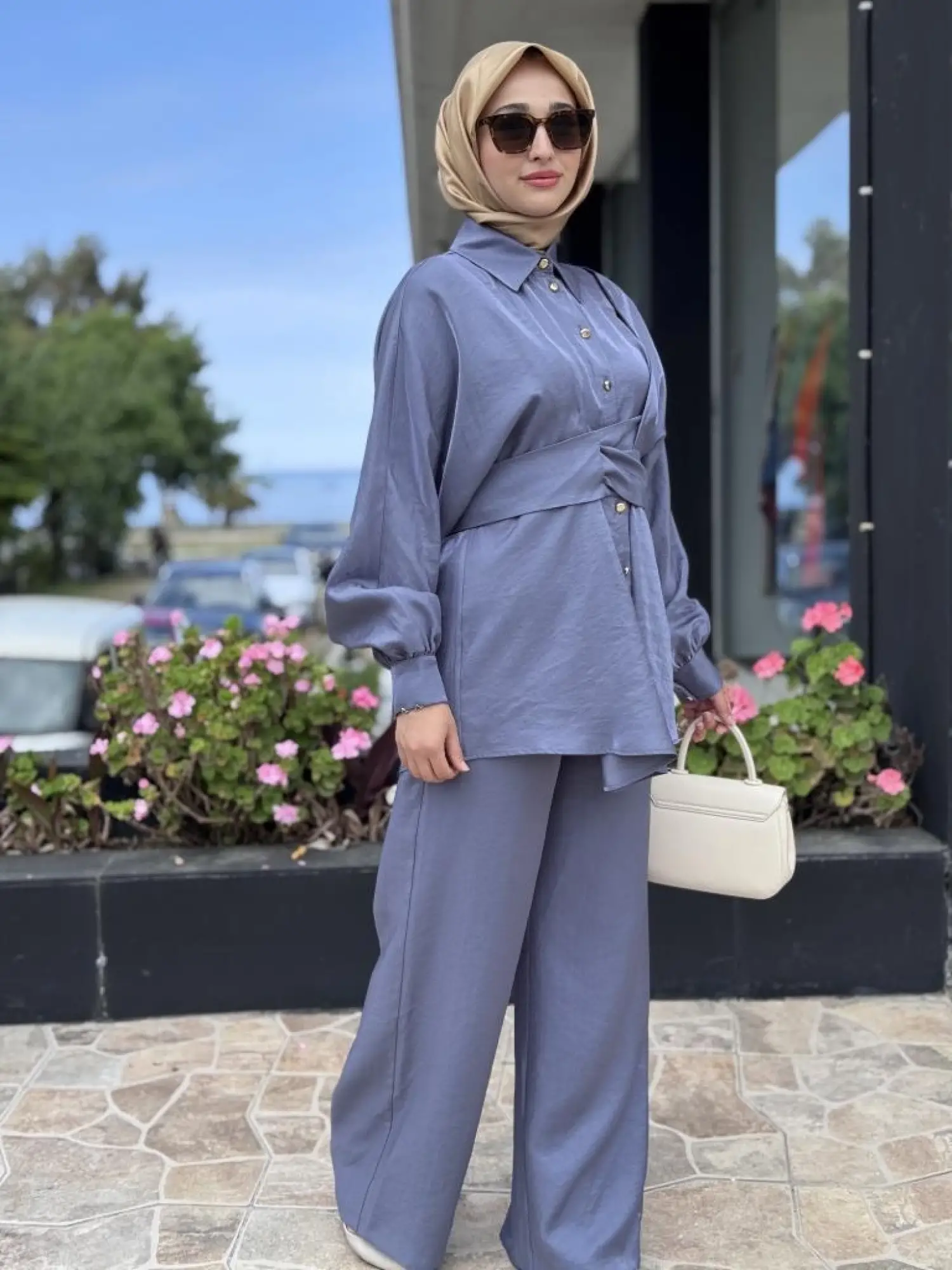 SENNA Mazerine Gömlek Pantolon Takım SD2521004