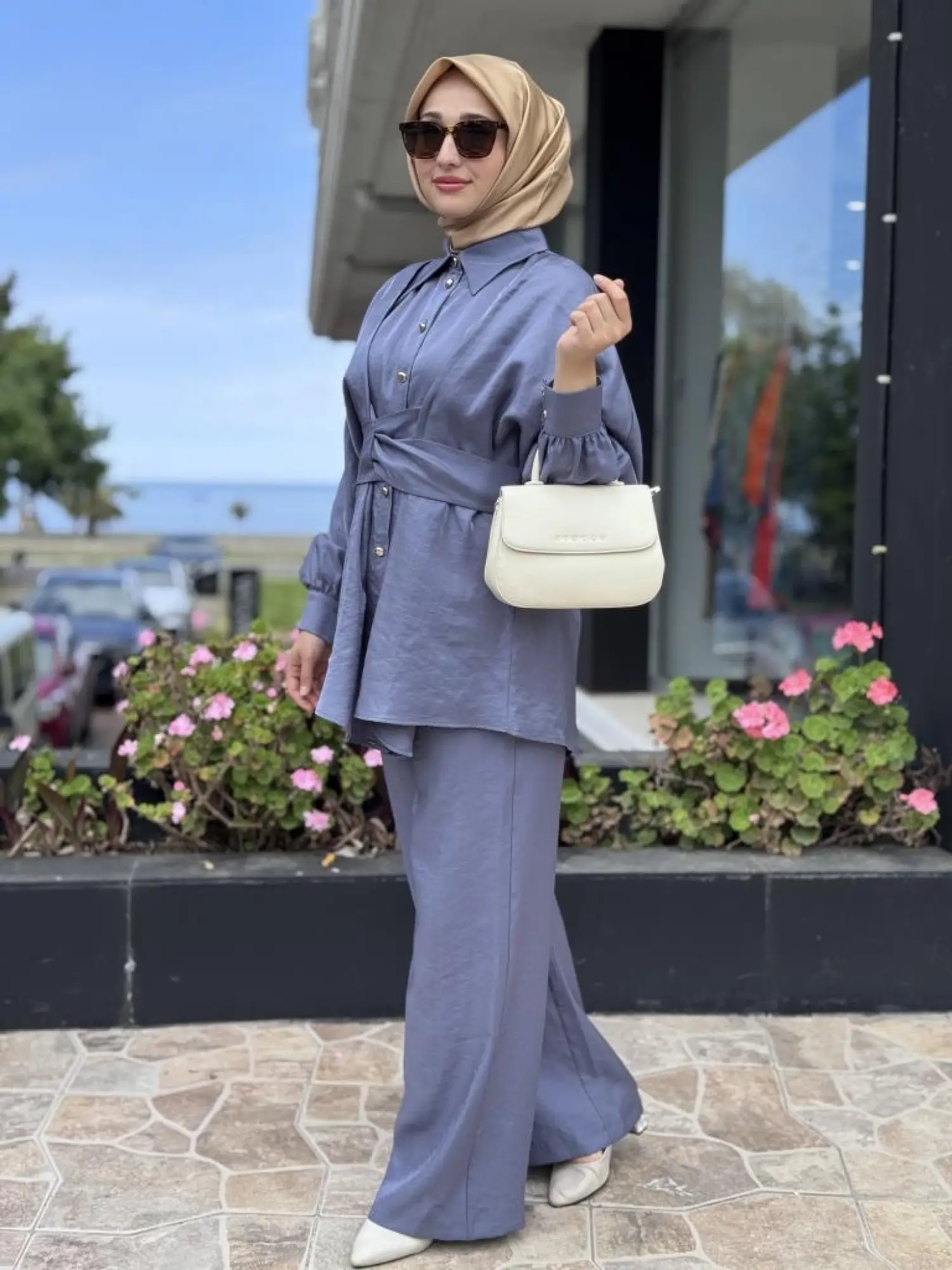 SENNA Mazerine Gömlek Pantolon Takım SD2521004