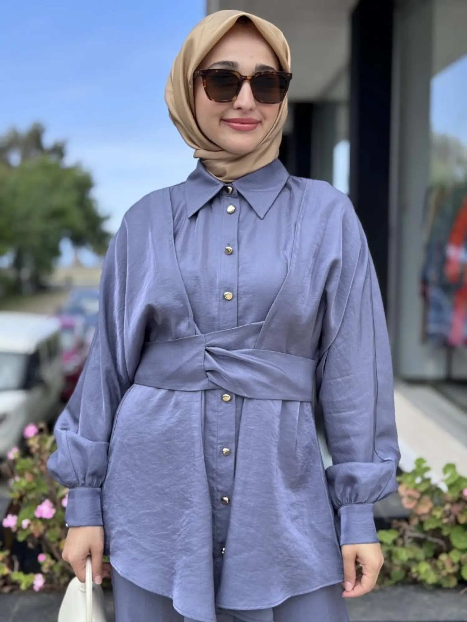 SENNA Mazerine Gömlek Pantolon Takım SD2521004