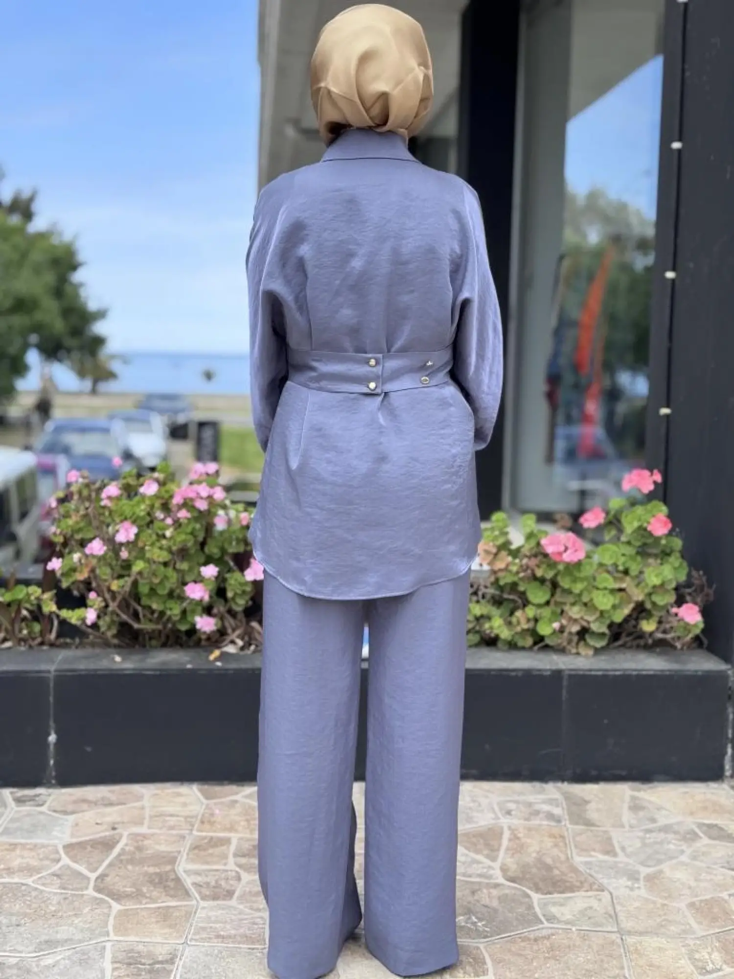 SENNA Mazerine Gömlek Pantolon Takım SD2521004