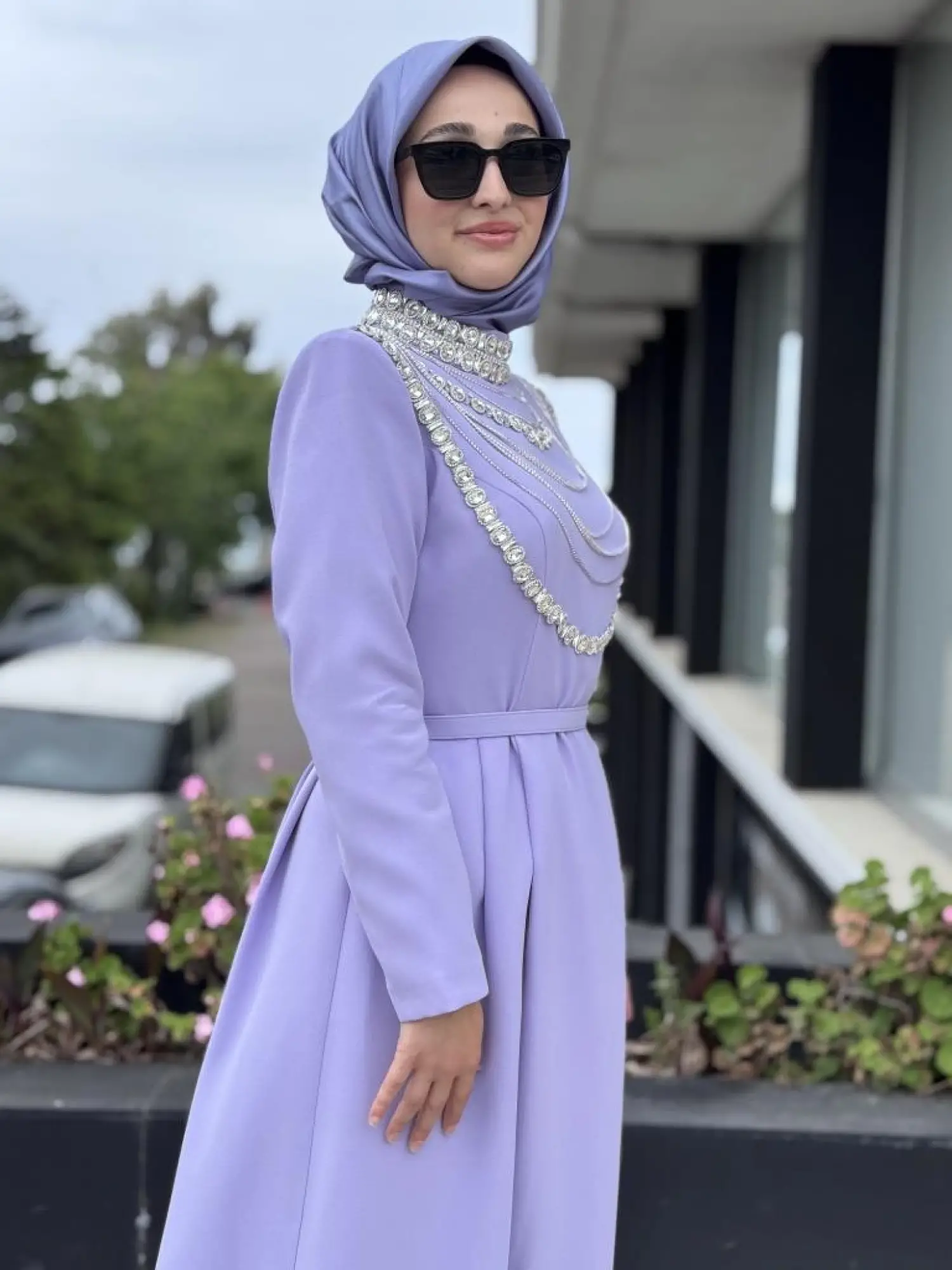 SENNA Menta Clara Tesettür Abiye Dress SD2530014