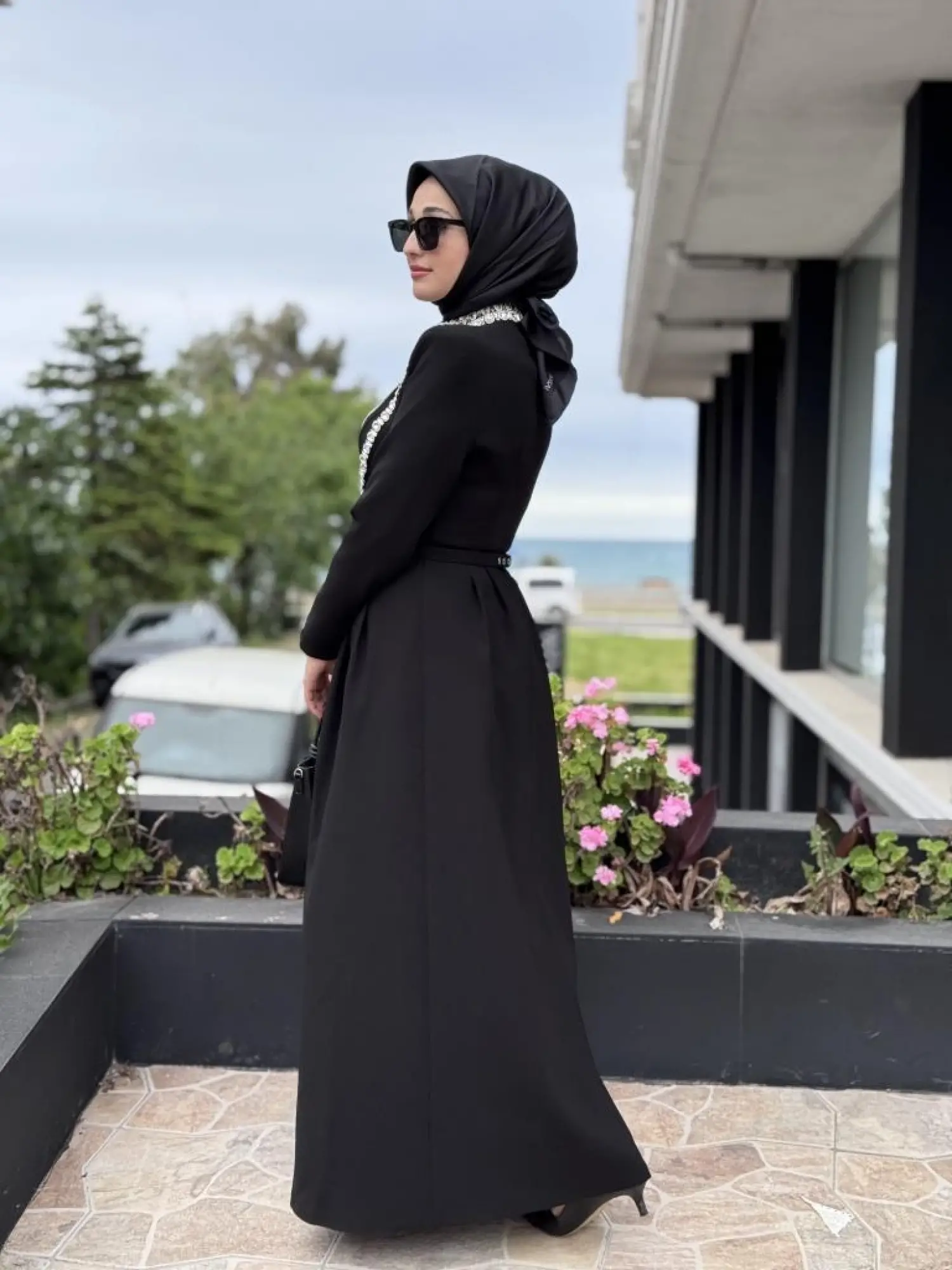 SENNA Menta Clara Tesettür Abiye Dress SD2530014