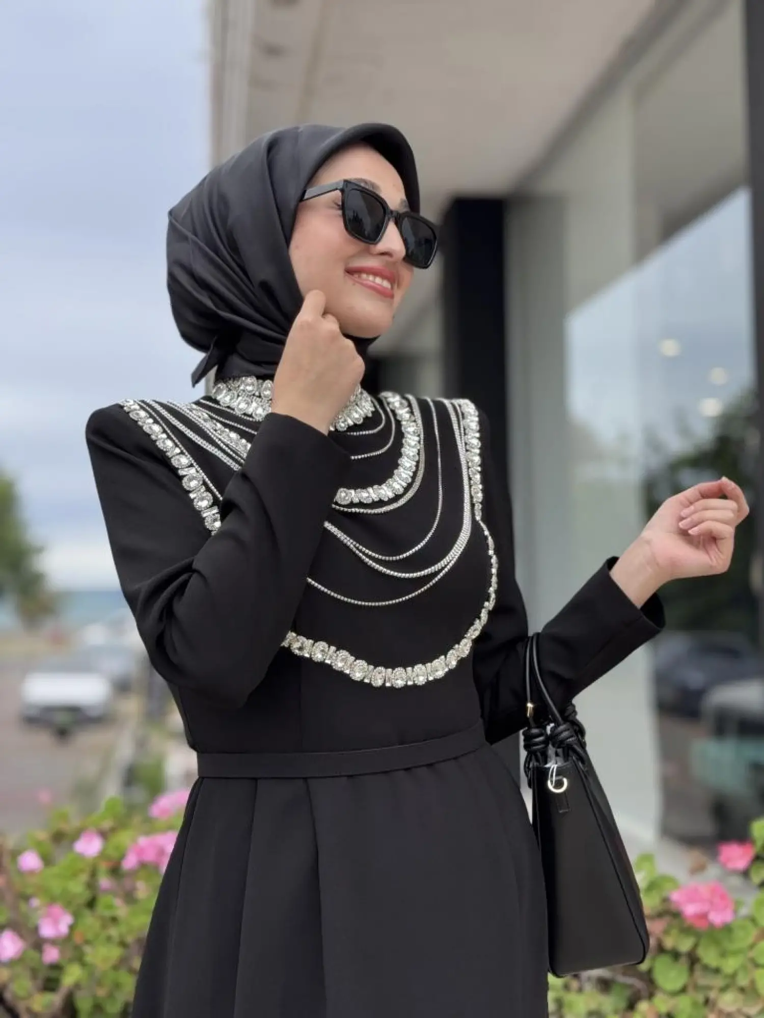 SENNA Menta Clara Tesettür Abiye Dress SD2530014