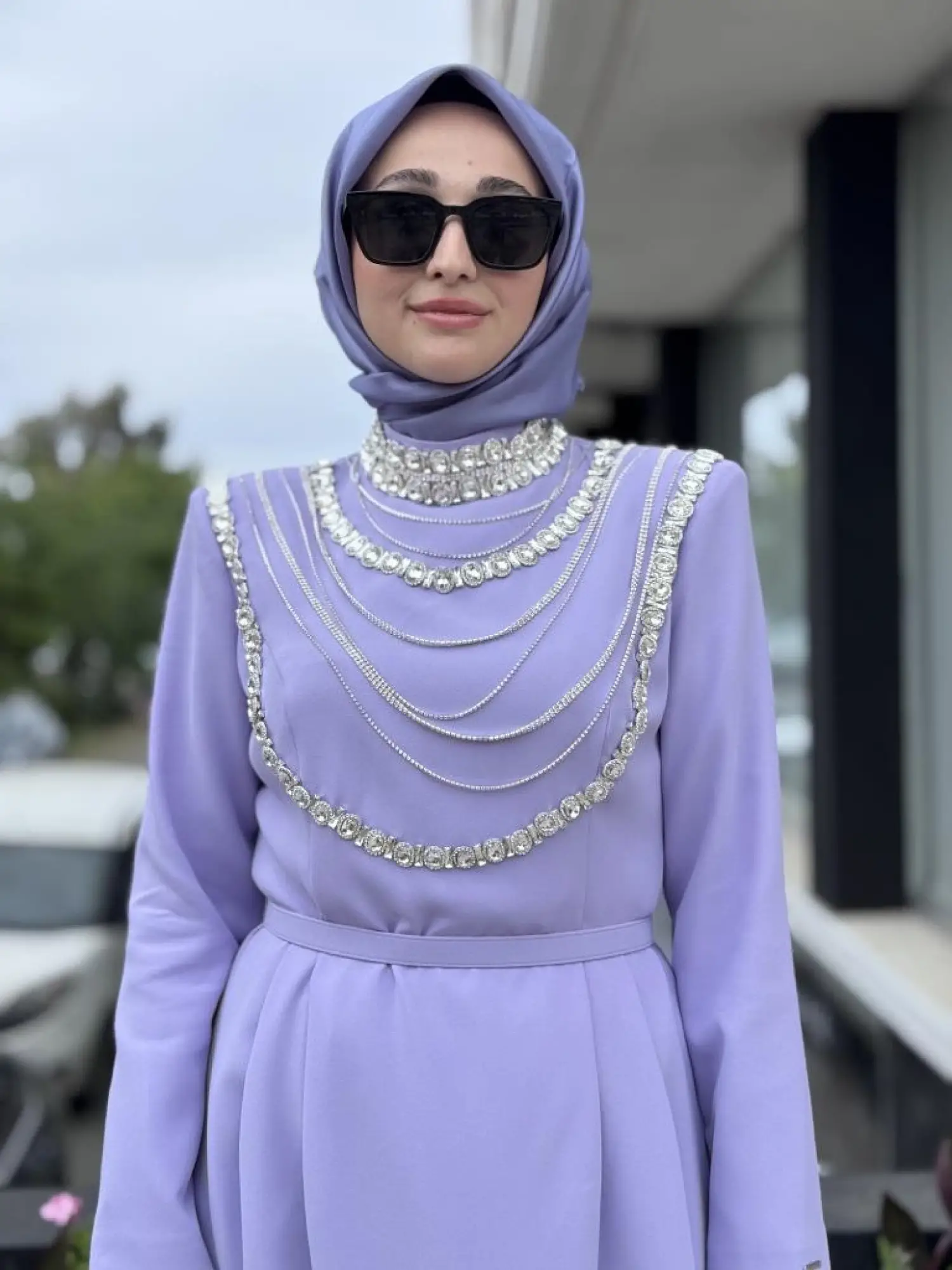 SENNA Menta Clara Tesettür Abiye Dress SD2530014