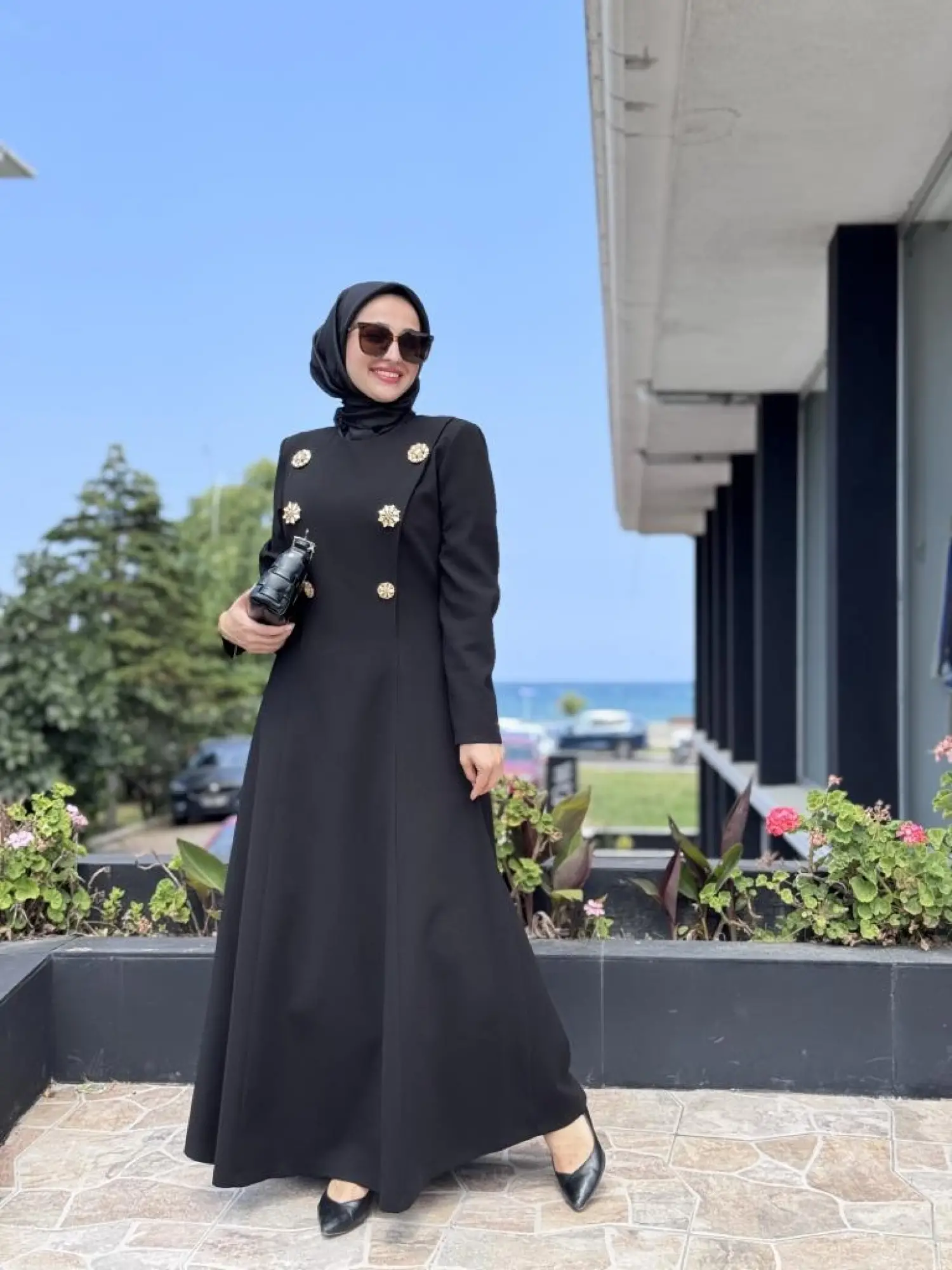 SENNA Menthe Tesettür Abiye Elbise SD2530034