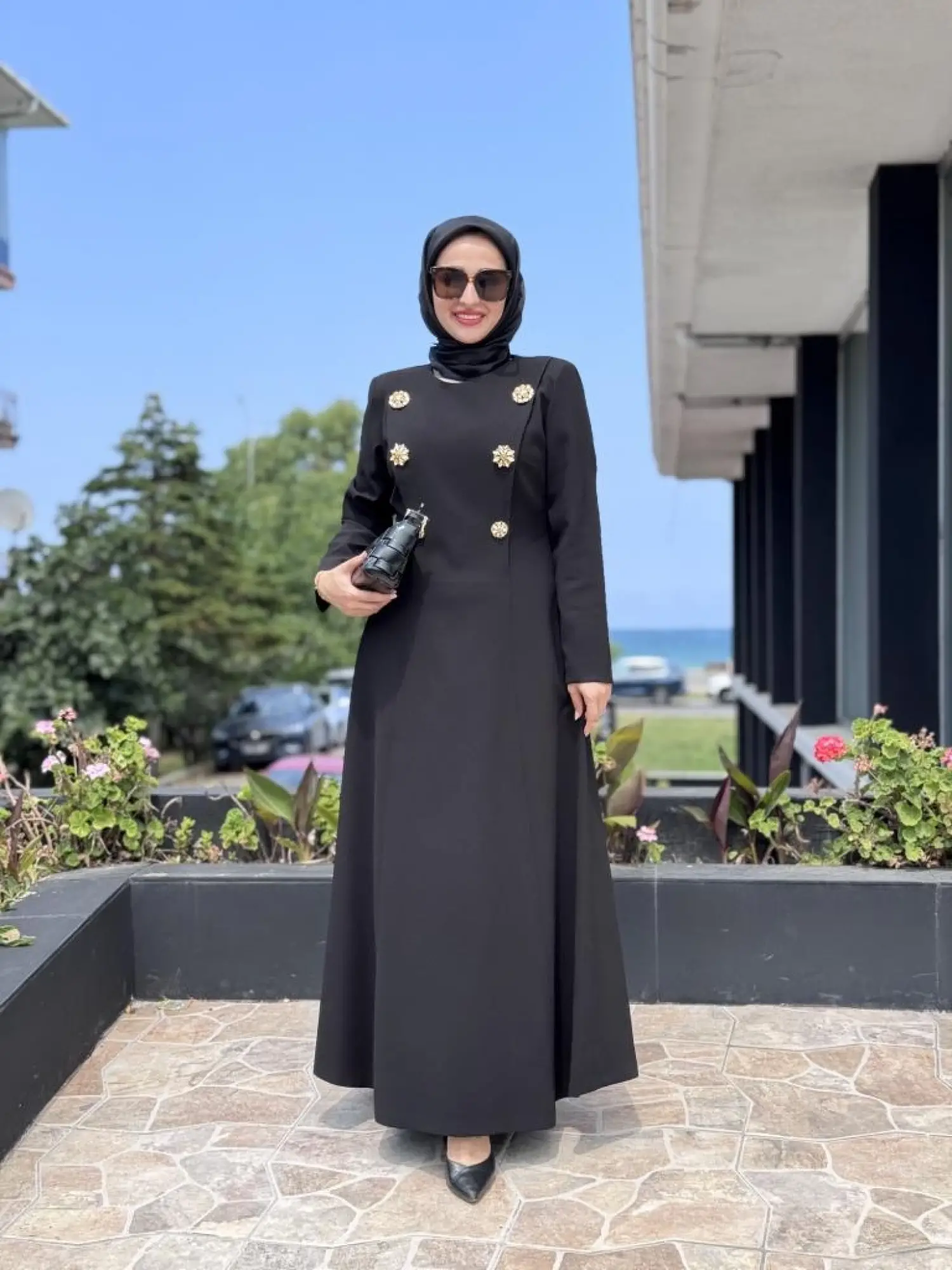 SENNA Menthe Tesettür Abiye Elbise SD2530034