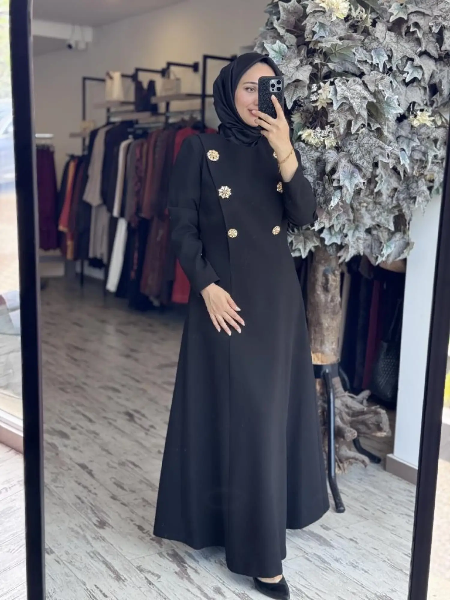 SENNA Menthe Tesettür Abiye Elbise SD2530034