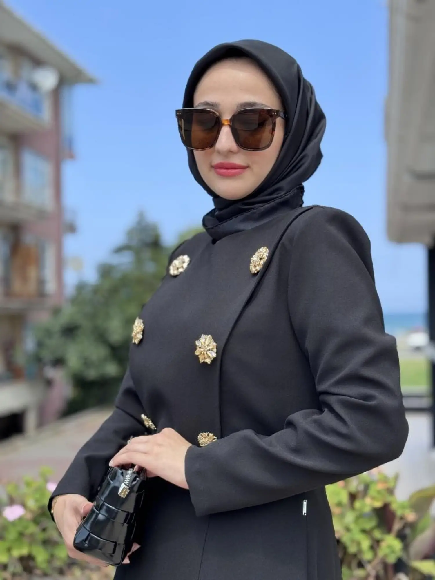 SENNA Menthe Tesettür Abiye Elbise SD2530034