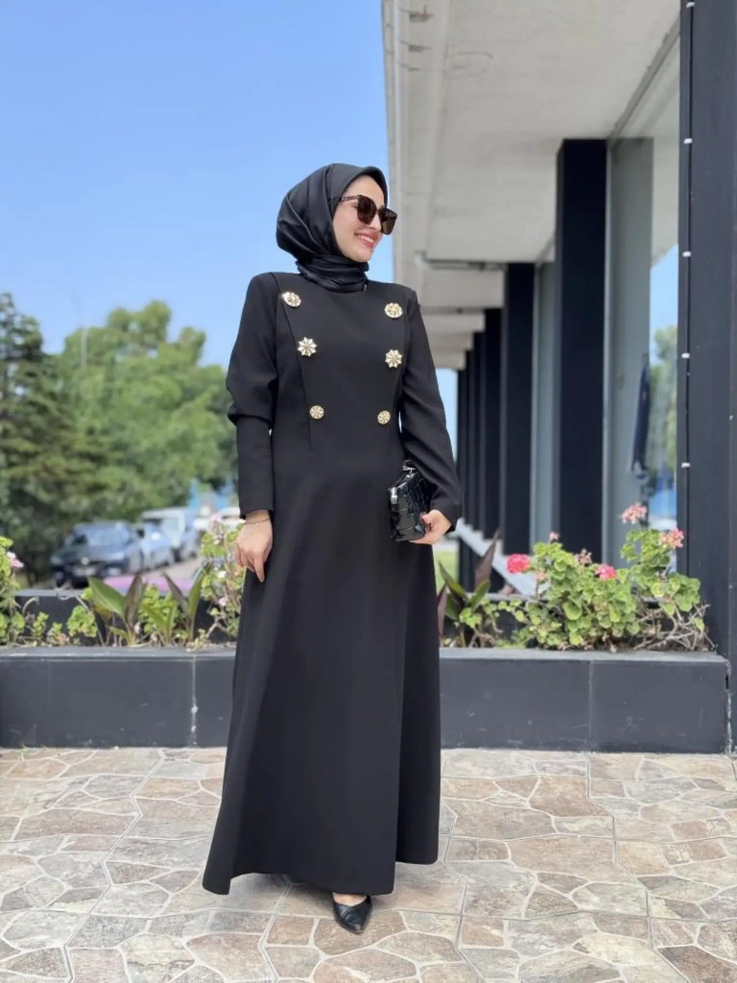 SENNA Menthe Tesettür Abiye Elbise SD2530034