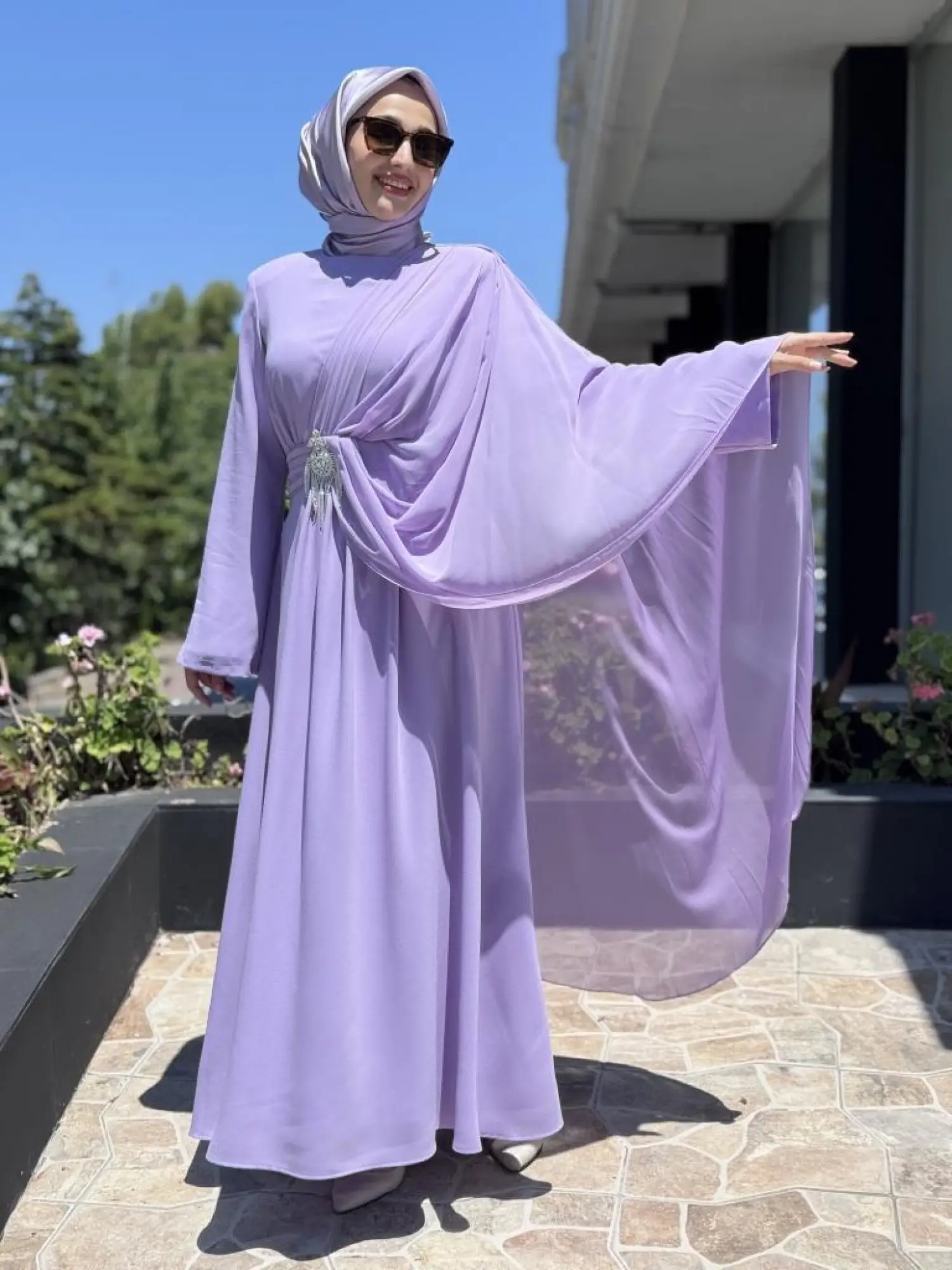 SENNA Orient Tesettür Abiye Elbise SD2530032