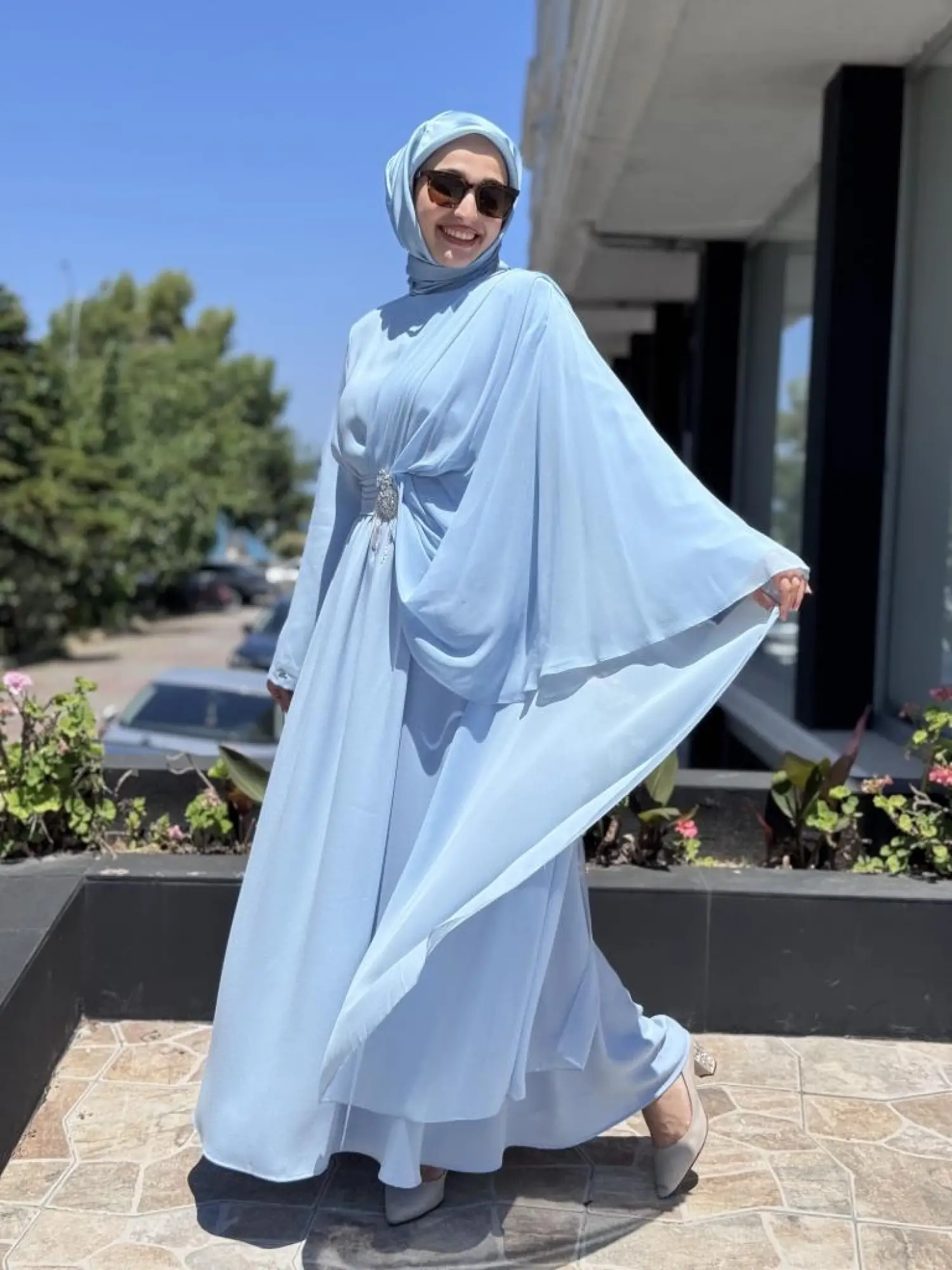 SENNA Orient Tesettür Abiye Elbise SD2530032