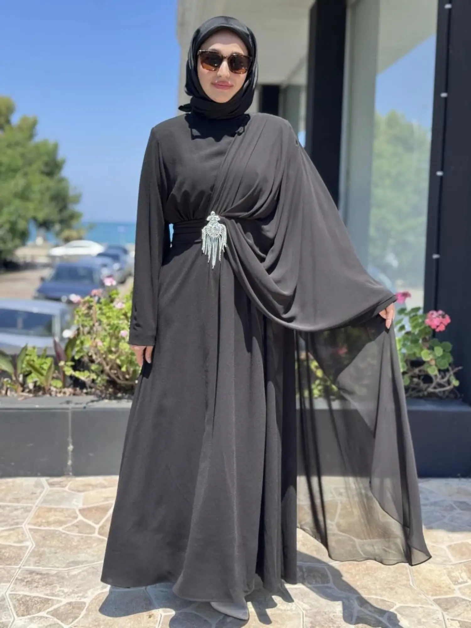 SENNA Orient Tesettür Abiye Elbise SD2530032