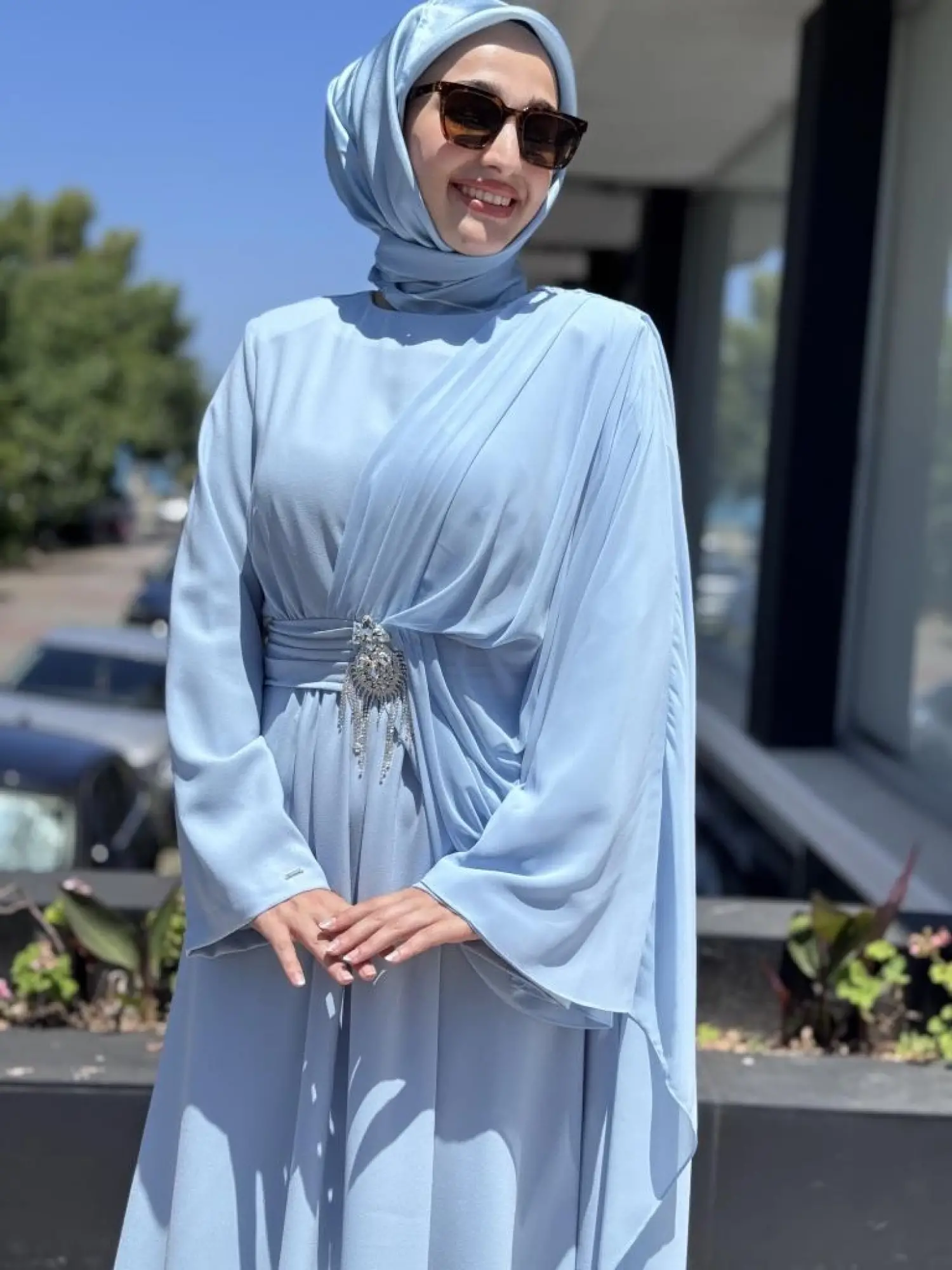 SENNA Orient Tesettür Abiye Elbise SD2530032