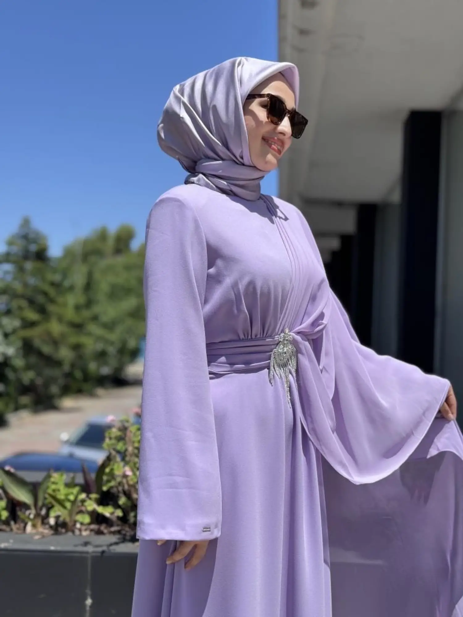 SENNA Orient Tesettür Abiye Elbise SD2530032