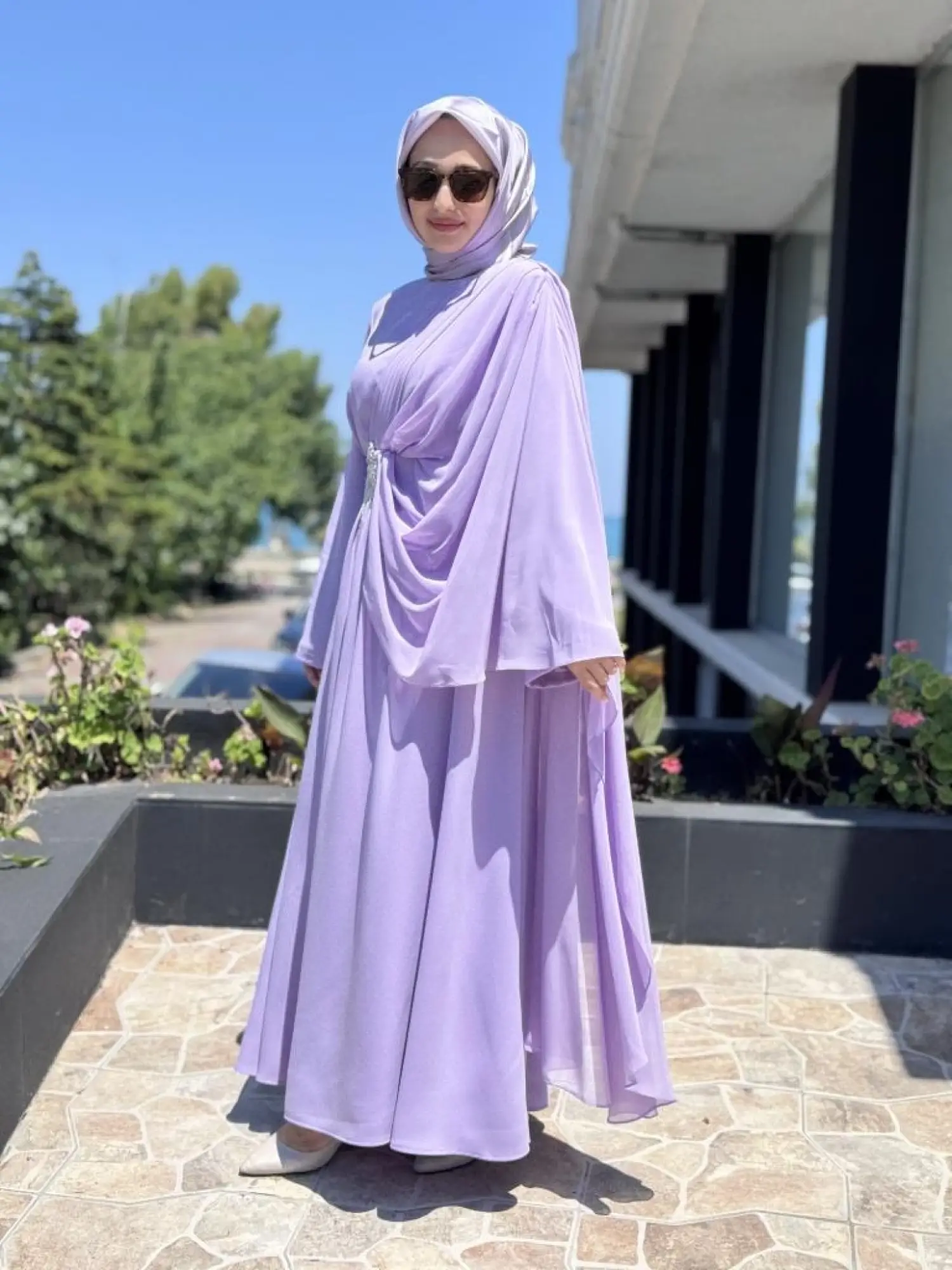 SENNA Orient Tesettür Abiye Elbise SD2530032